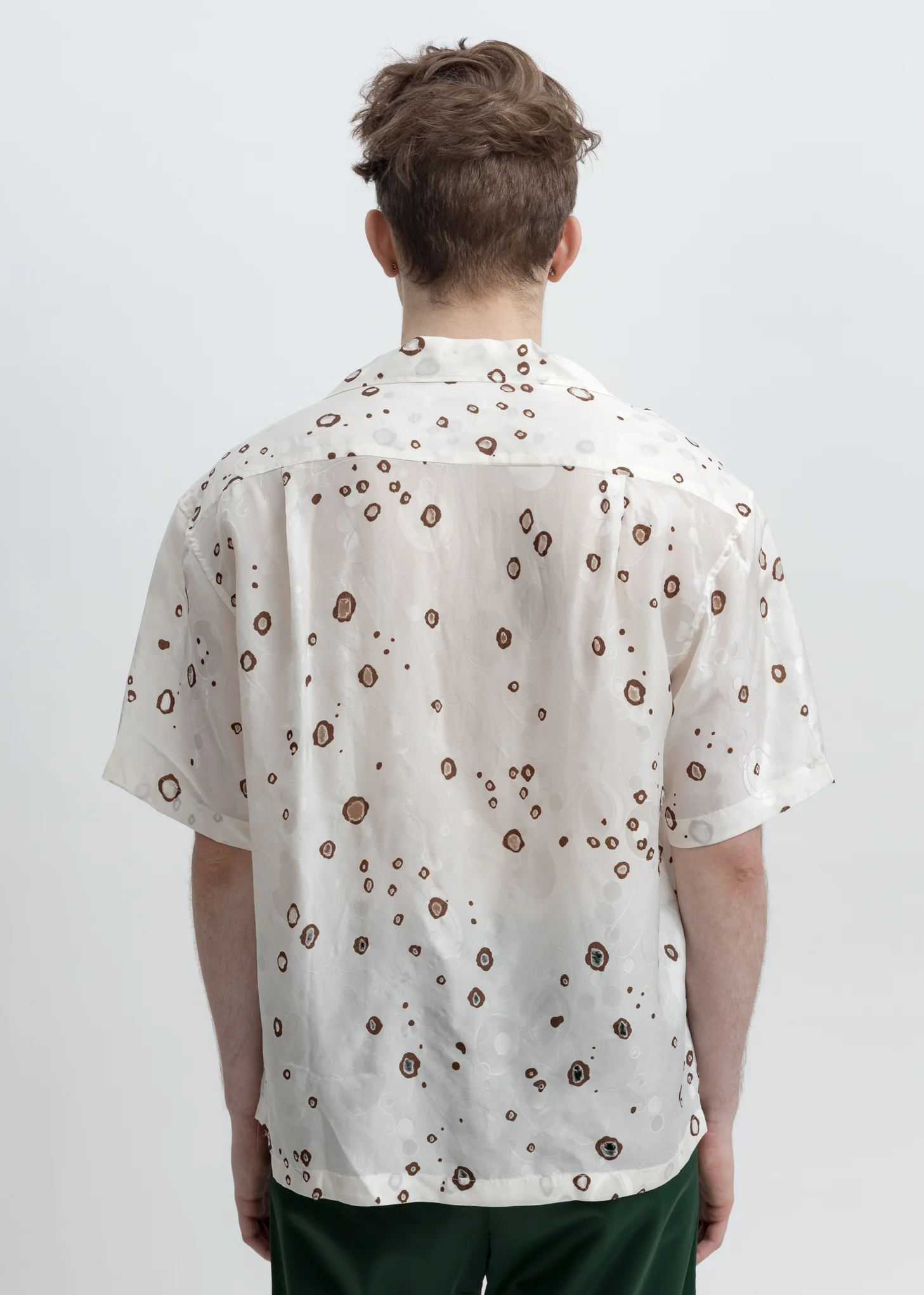Brown Dot Kim Shirt - Image 4