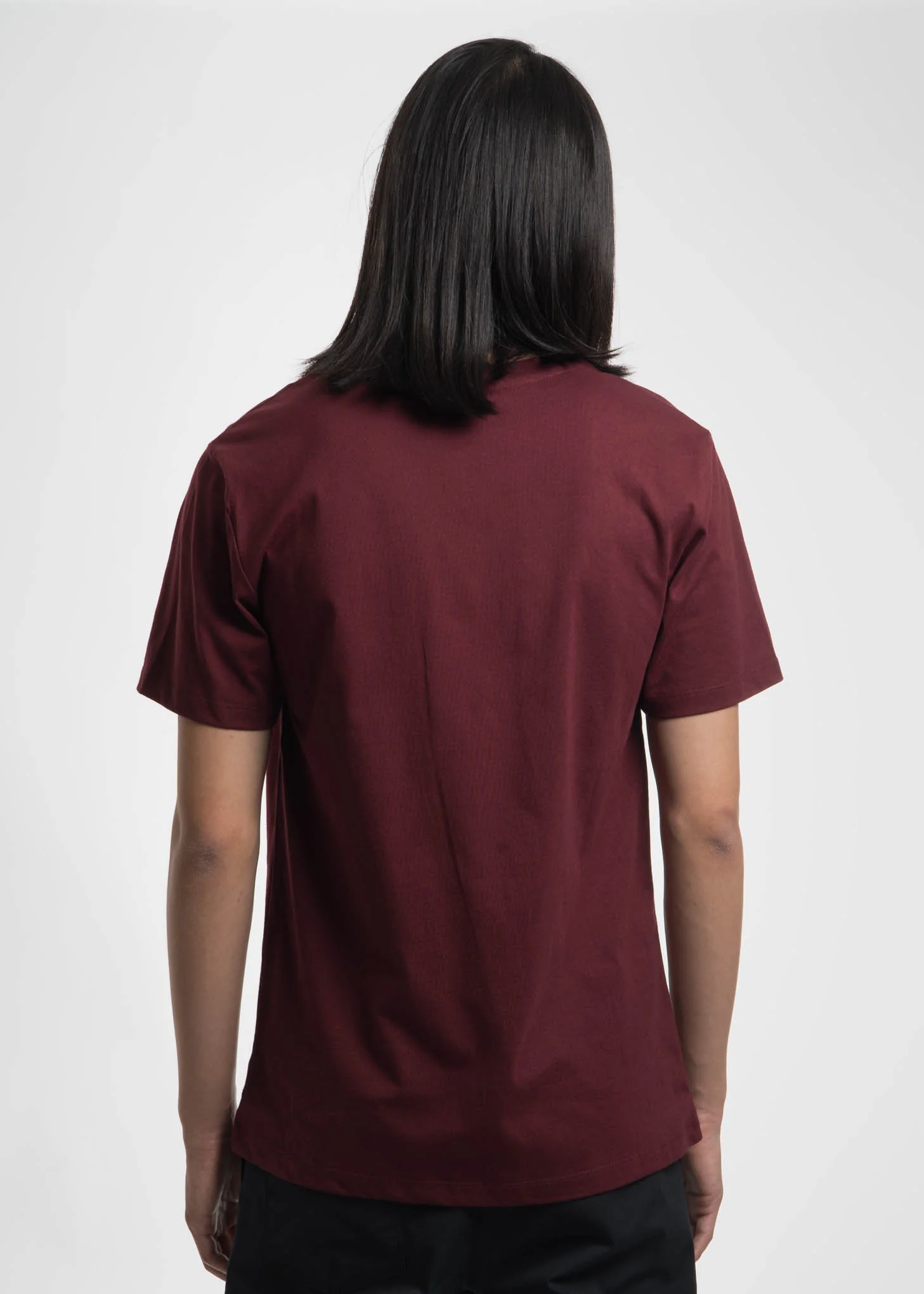 Burgundy Morella River Print T-Shirt - Image 3