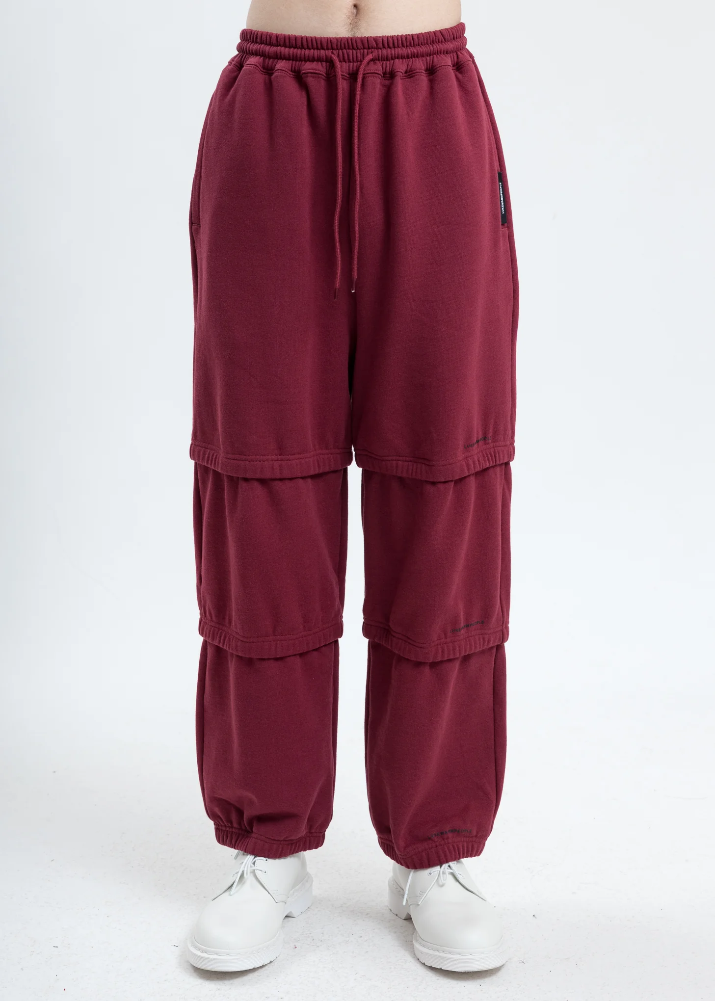 Burgundy Triple Layer Pants