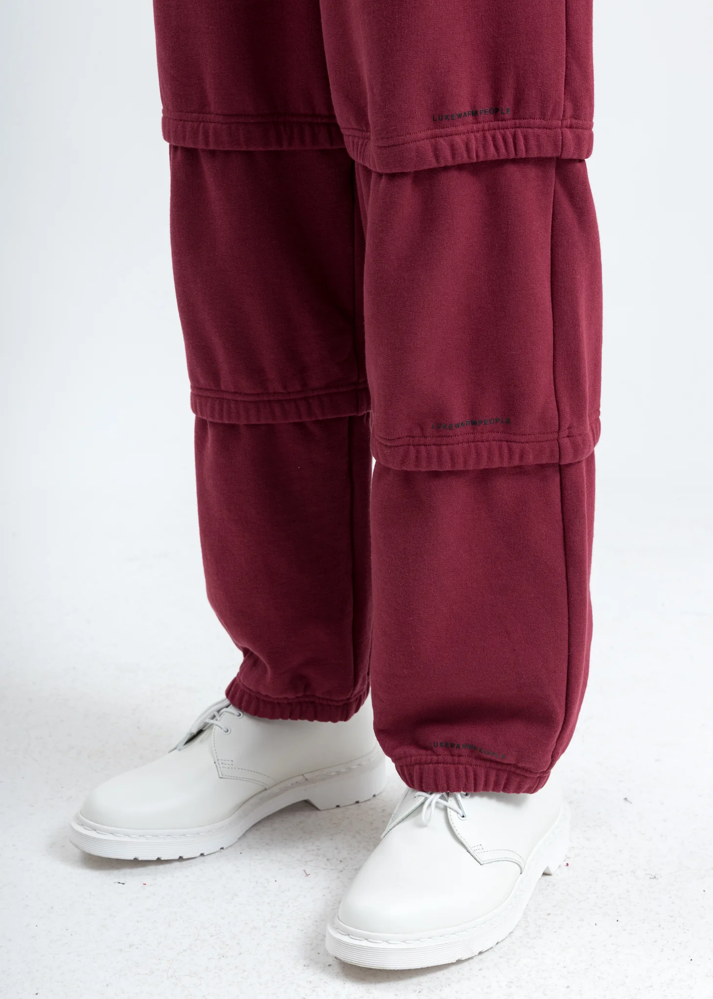 Burgundy Triple Layer Pants - Image 4