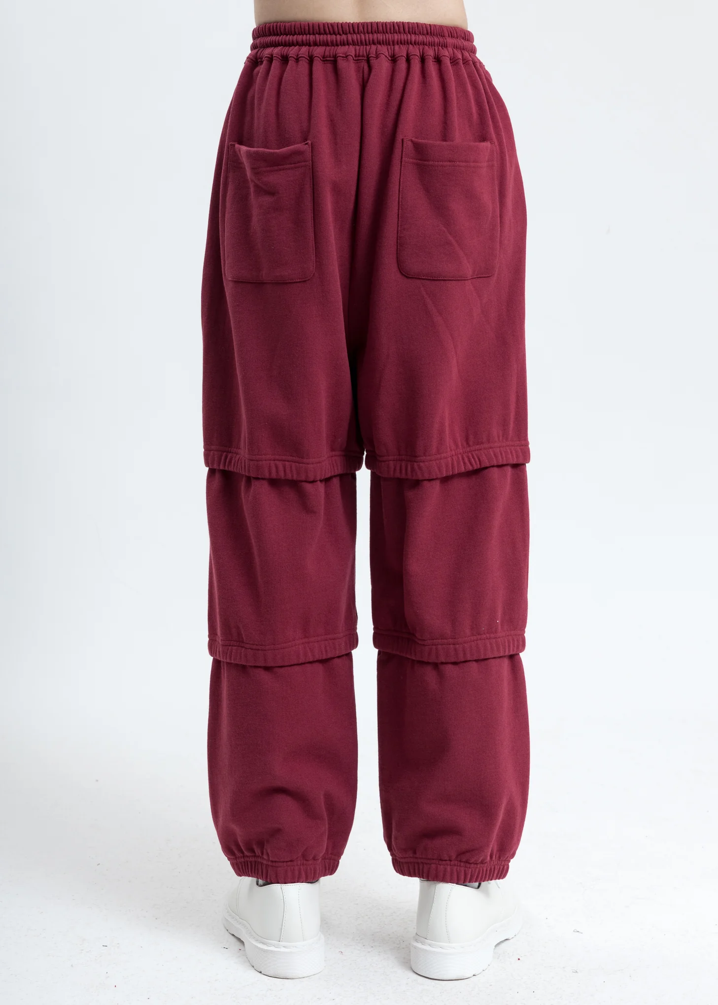 Burgundy Triple Layer Pants - Image 5