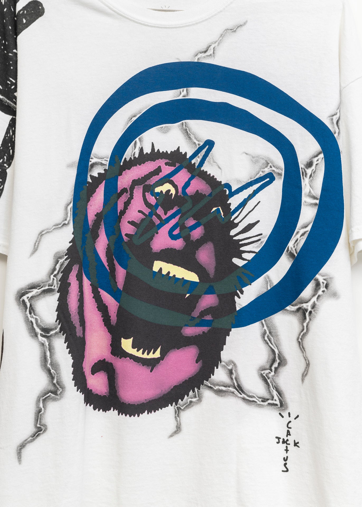 Cactus Jack by Travis Scott For Fragment Sunrise Tee 'White' - Image 3