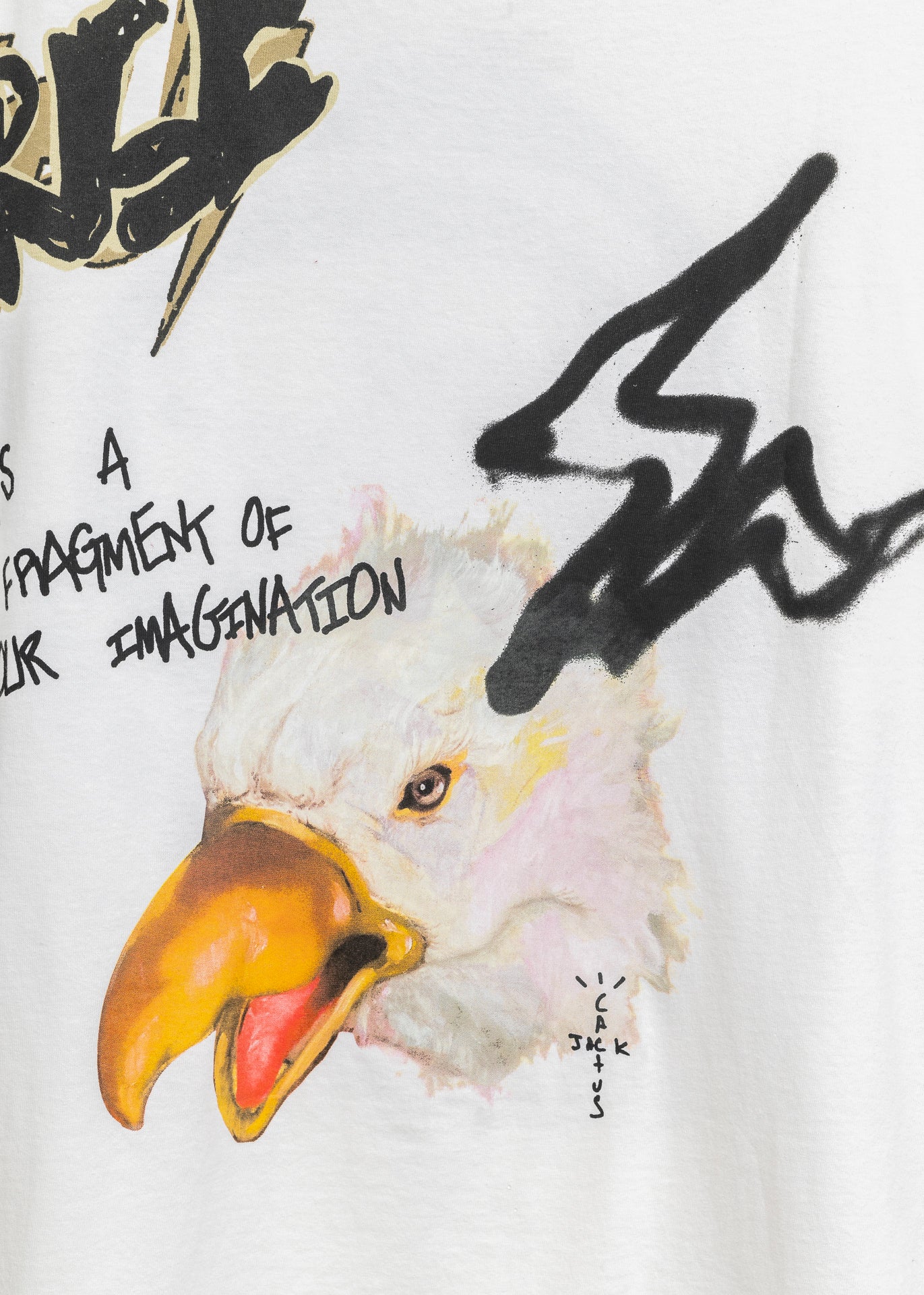 Cactus Jack by Travis Scott For Fragment Sunrise Tee 'White' - Image 4