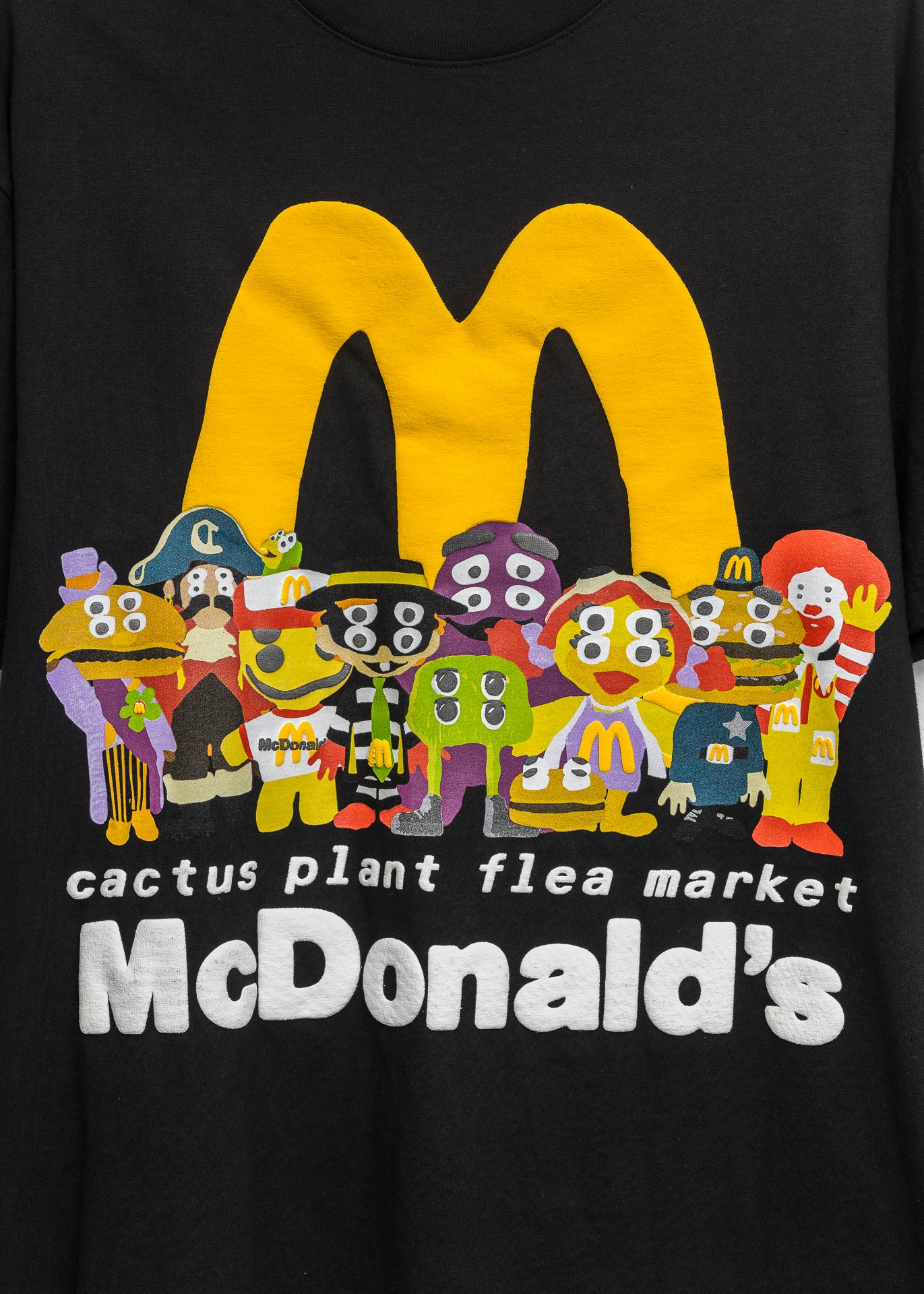 Cactus Plant Flea Market X McDonald's Cactus Buddy! And Friends T-Shirt Black - Image 3