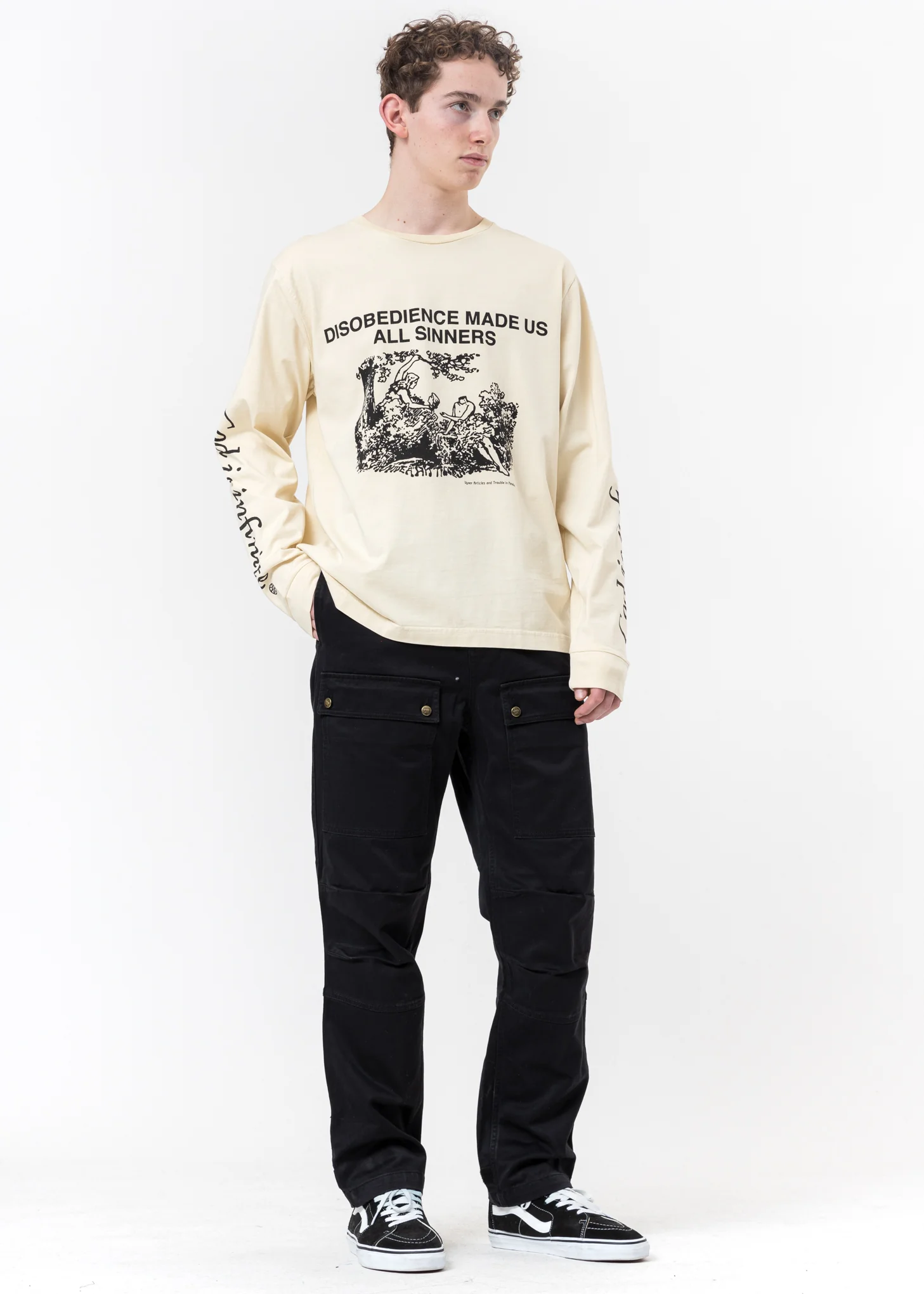 Calico Long Sleeve - Adam Eve Print - Image 6