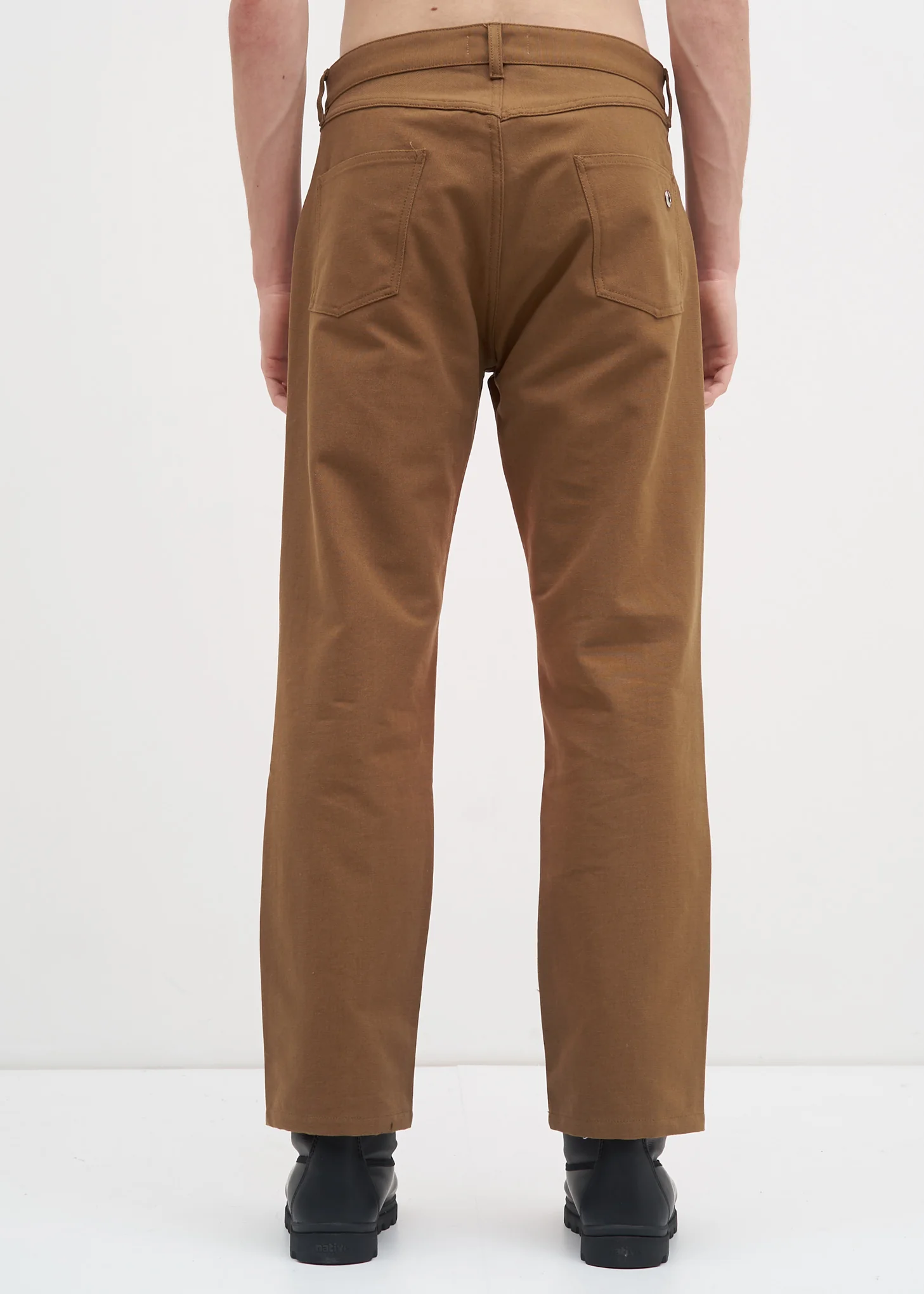 Camel Corner Canvas Trousers - Image 2