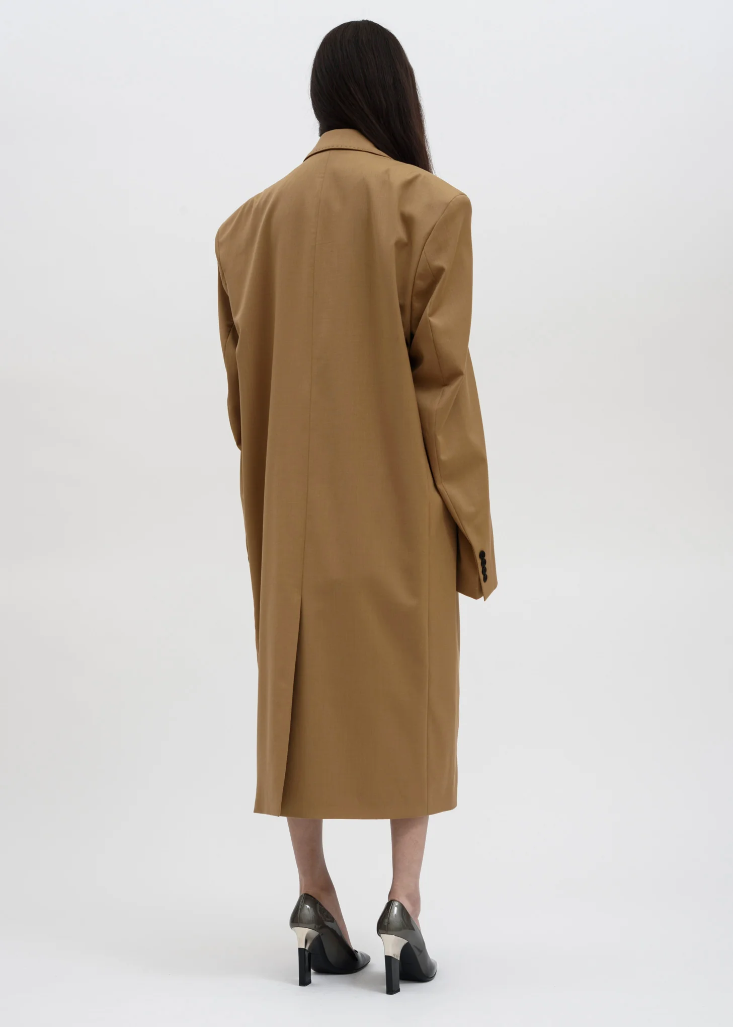 Camel Emil Double Breasted Coat - Image 4