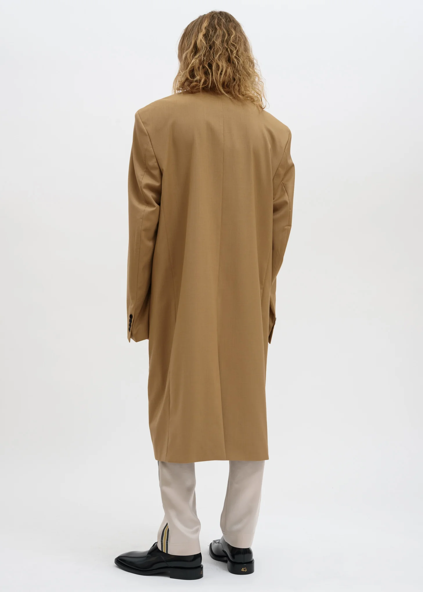 Camel Emil Double Breasted Coat - Image 4