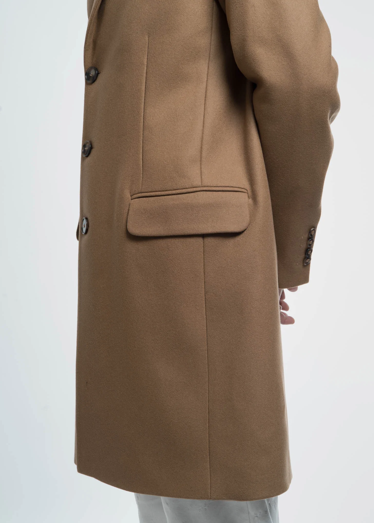 Camel Magnus Wool Coat - Image 5