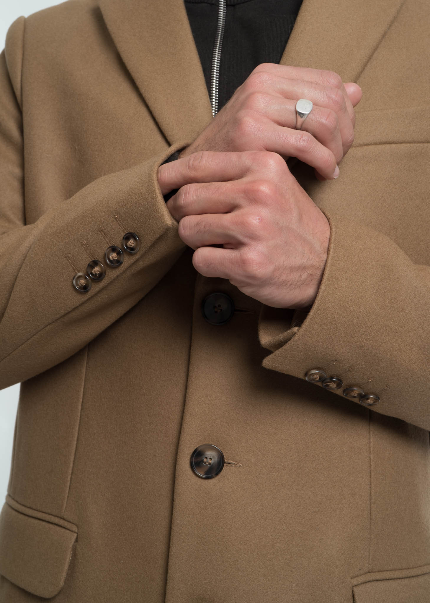 Camel Magnus Wool Coat - Image 6