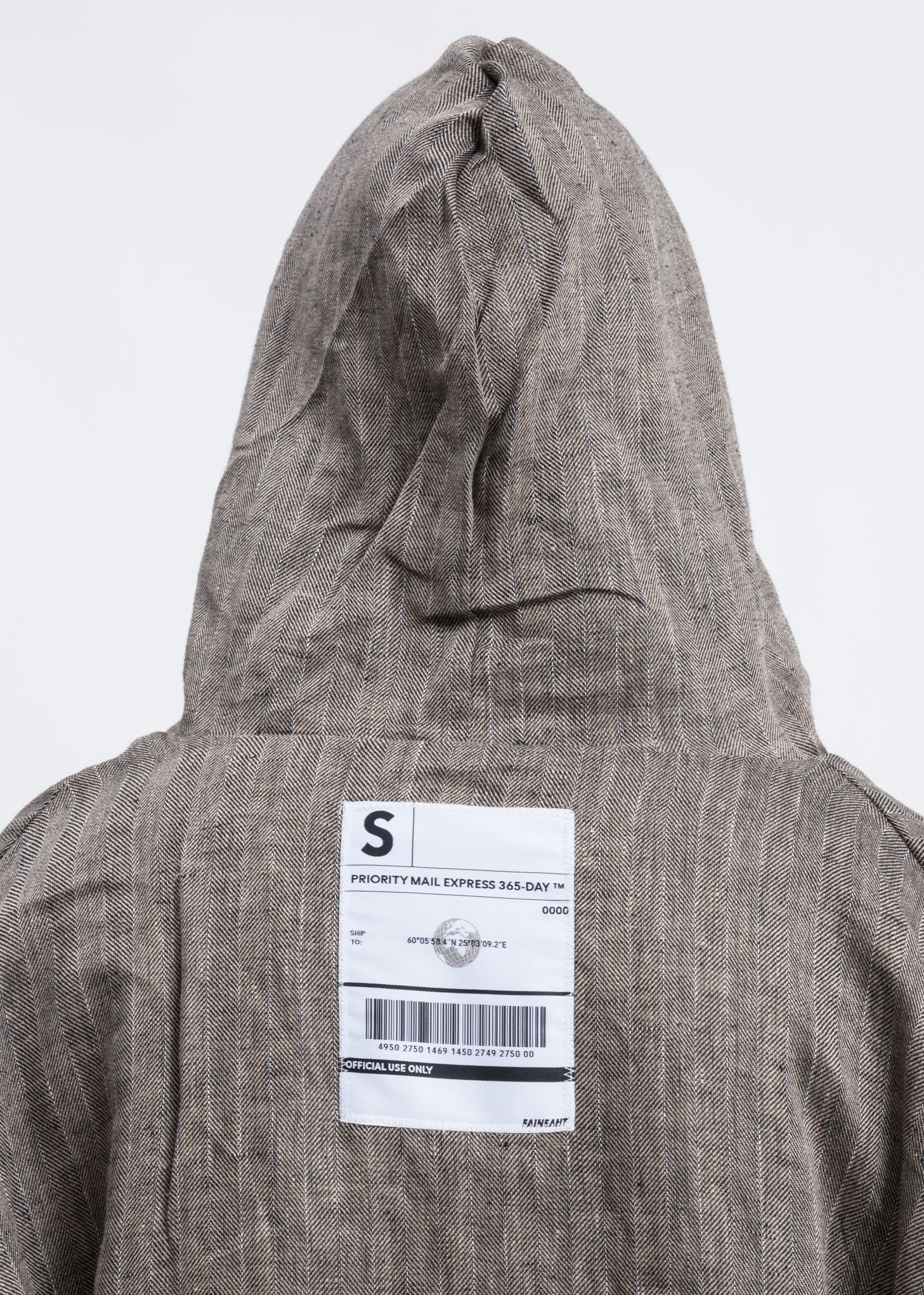 Camel Reversible Long Zip Up Hoodie - Image 11