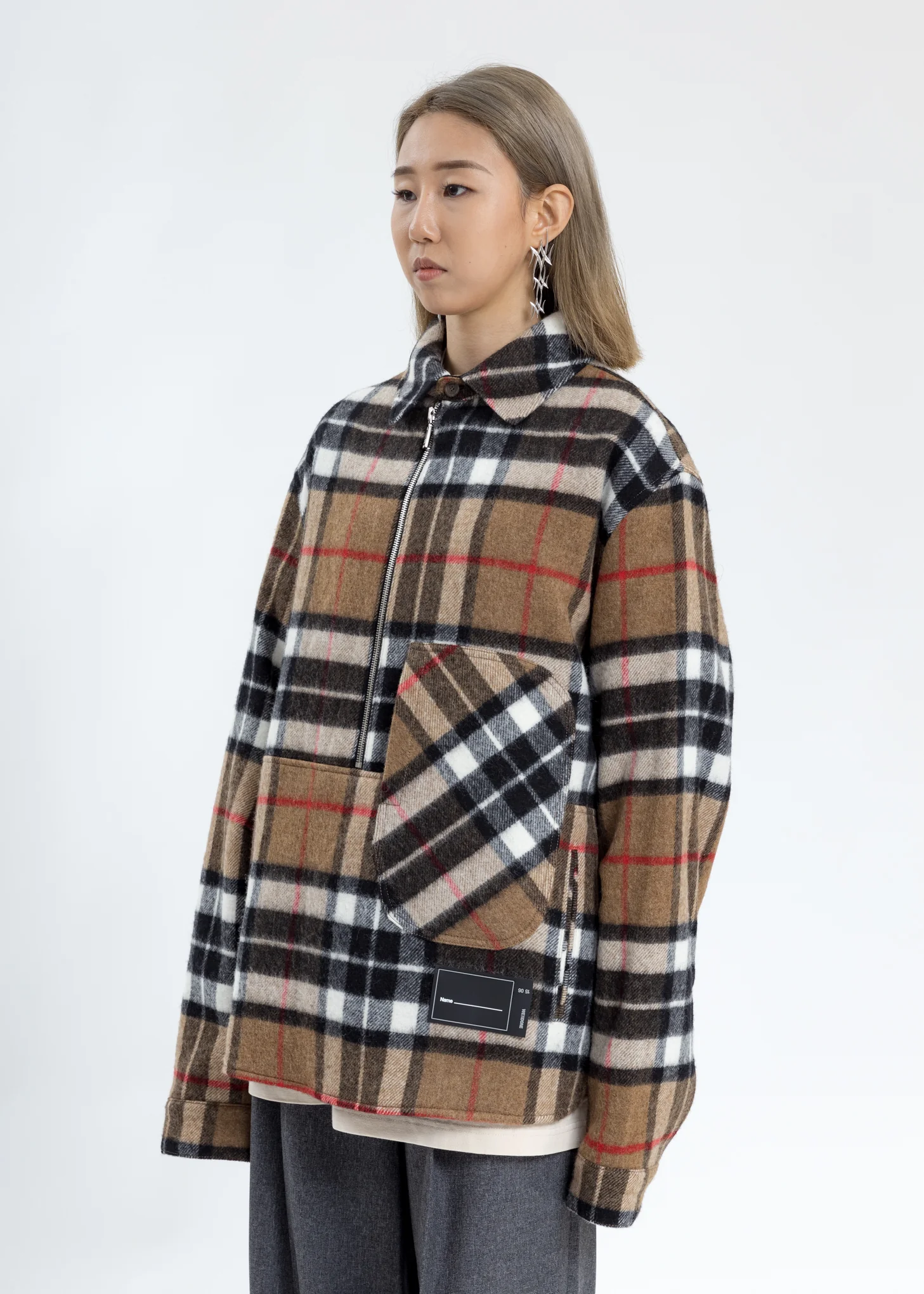 Camel WD English Check Anorak - Image 3