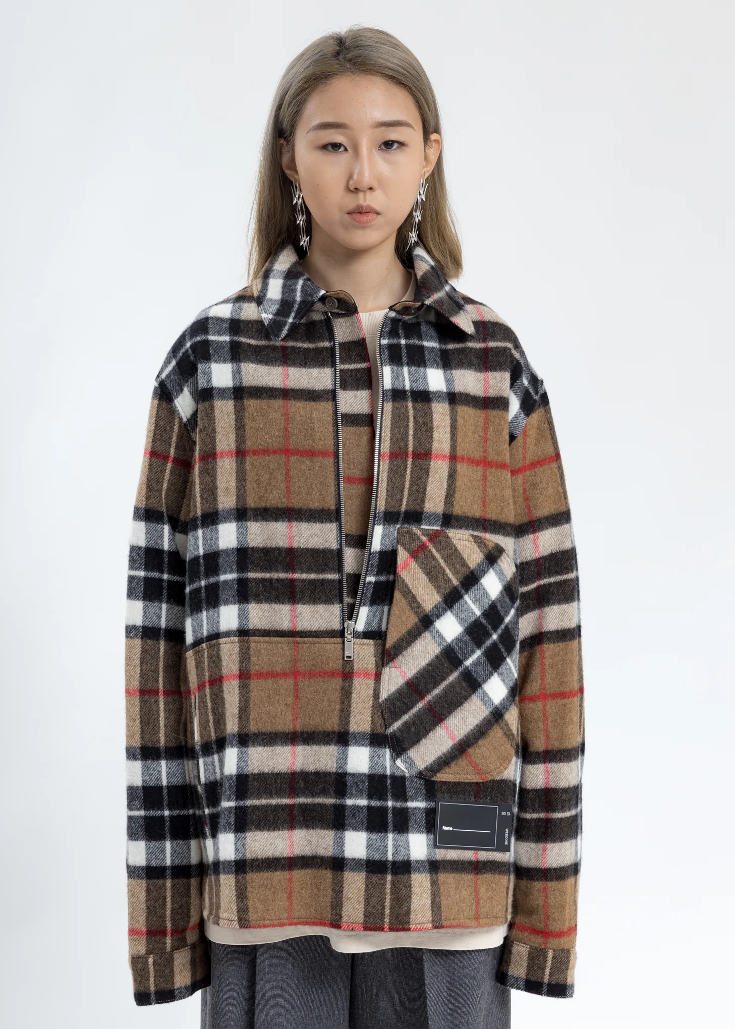 Camel WD English Check Anorak - Image 6