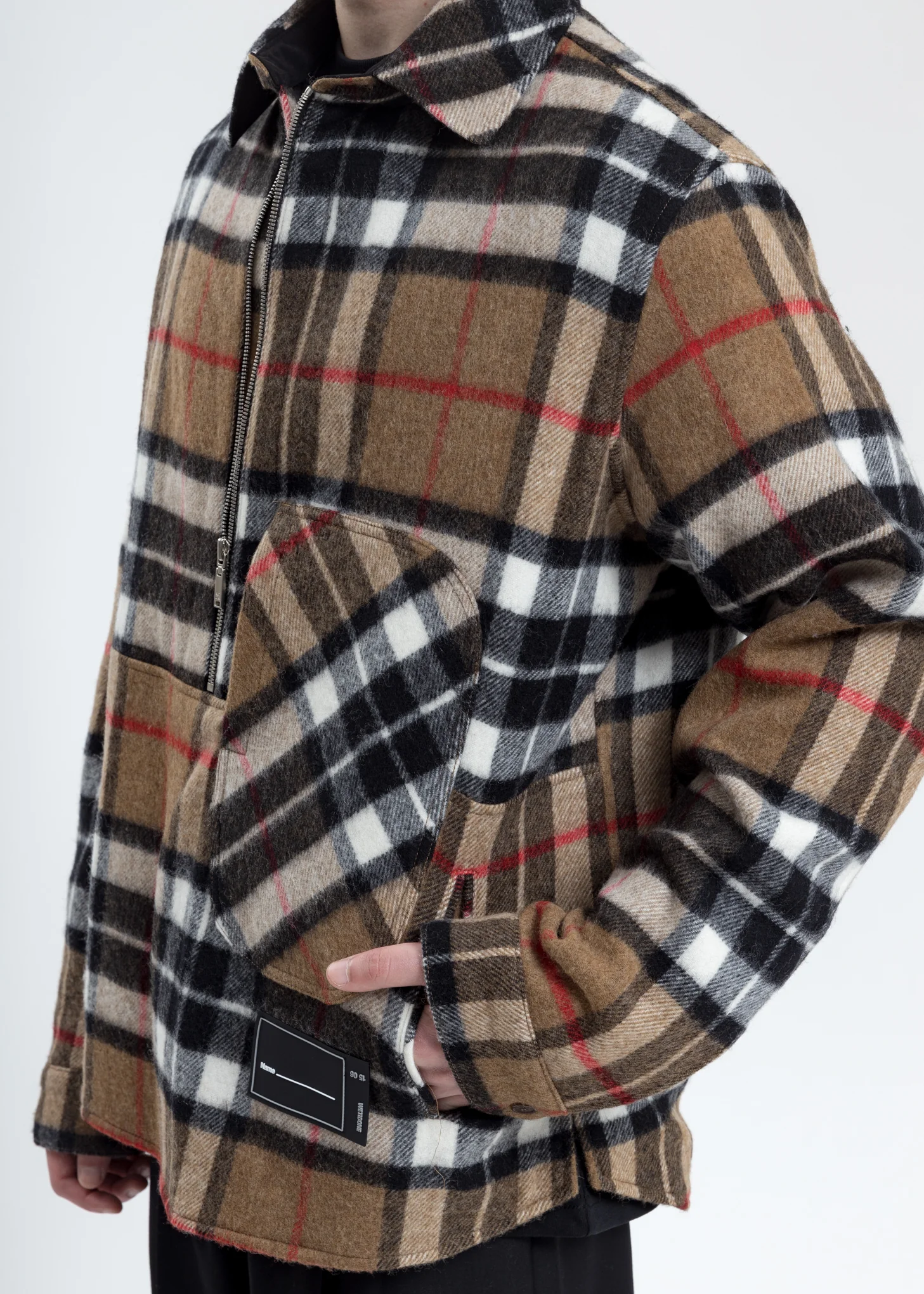 Camel WD English Check Anorak - Image 2