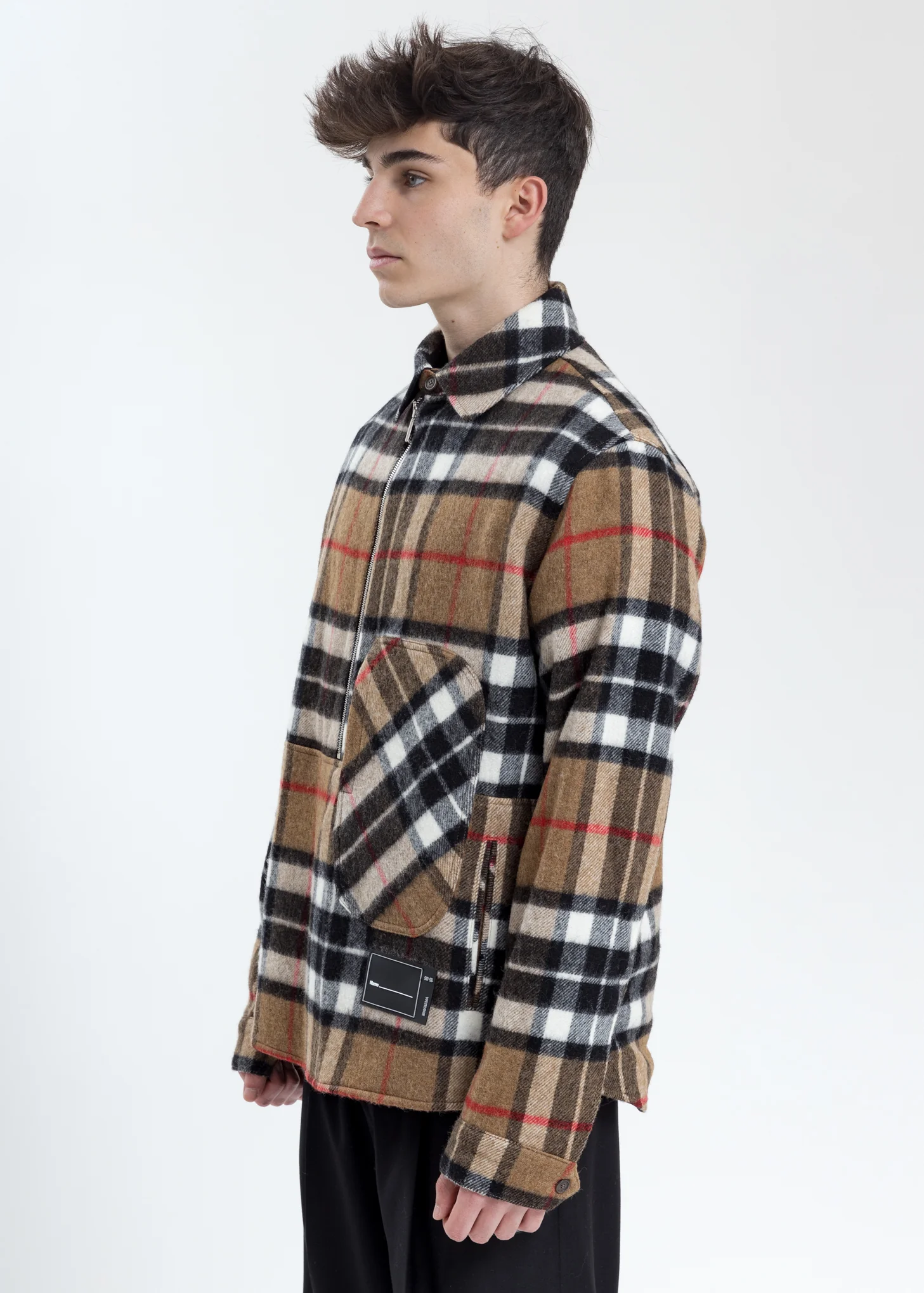 Camel WD English Check Anorak - Image 3