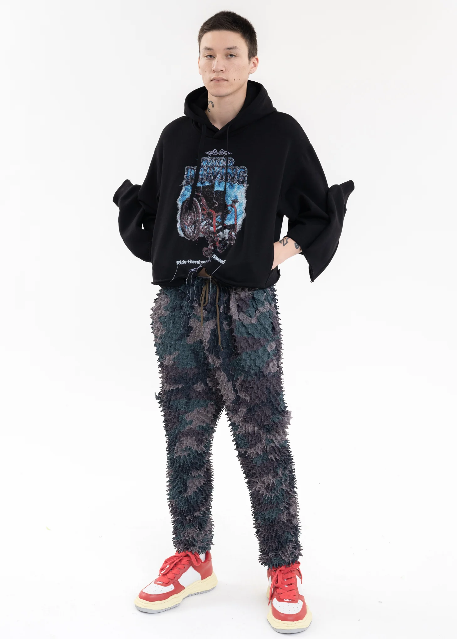 Camo SHIBORI” CAMOUFLAGE PRINT PANTS - Image 6