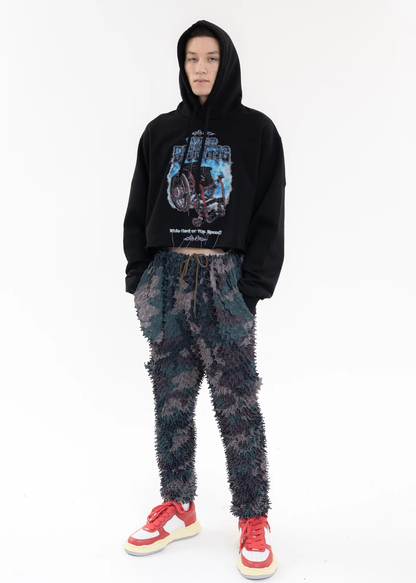 Camo SHIBORI” CAMOUFLAGE PRINT PANTS - Image 7
