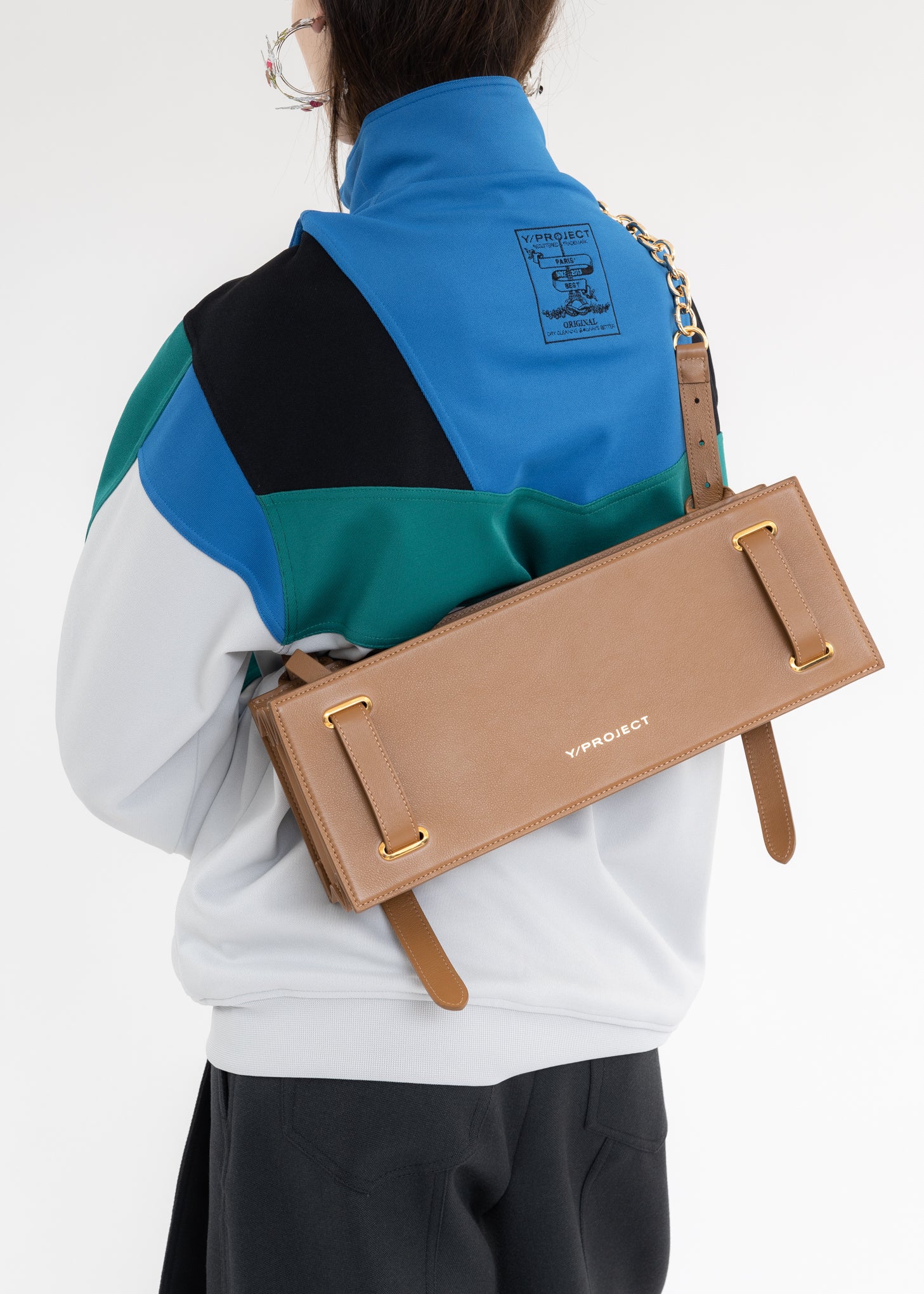 CARAMEL ACCORDION BAG WITH CHAIN - Image 6