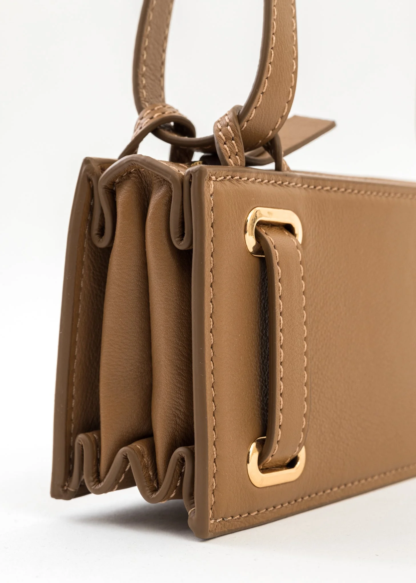 CARAMEL MINI ACCORDION BAG - Image 8