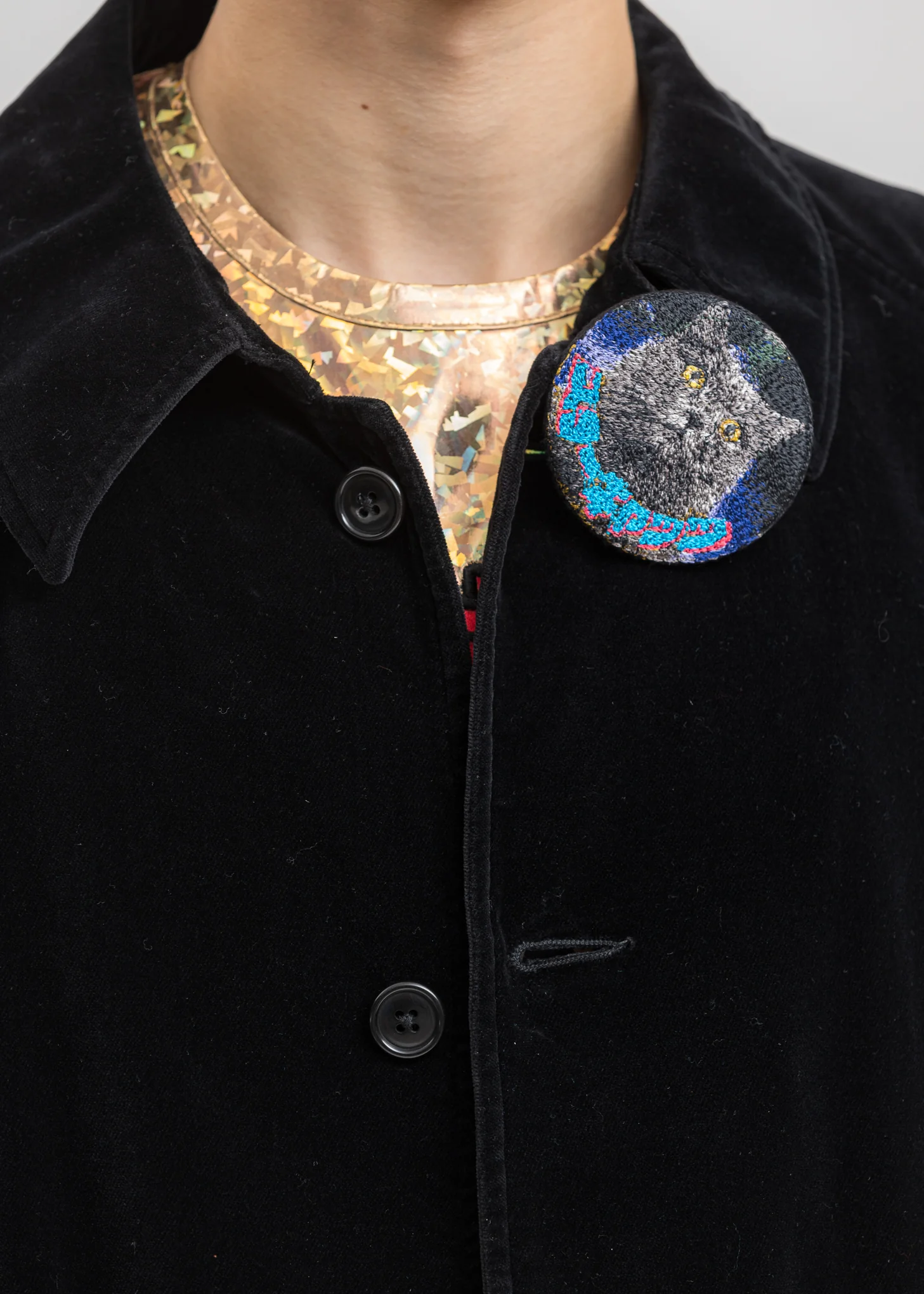 Cat Embroidery Badge - Image 4