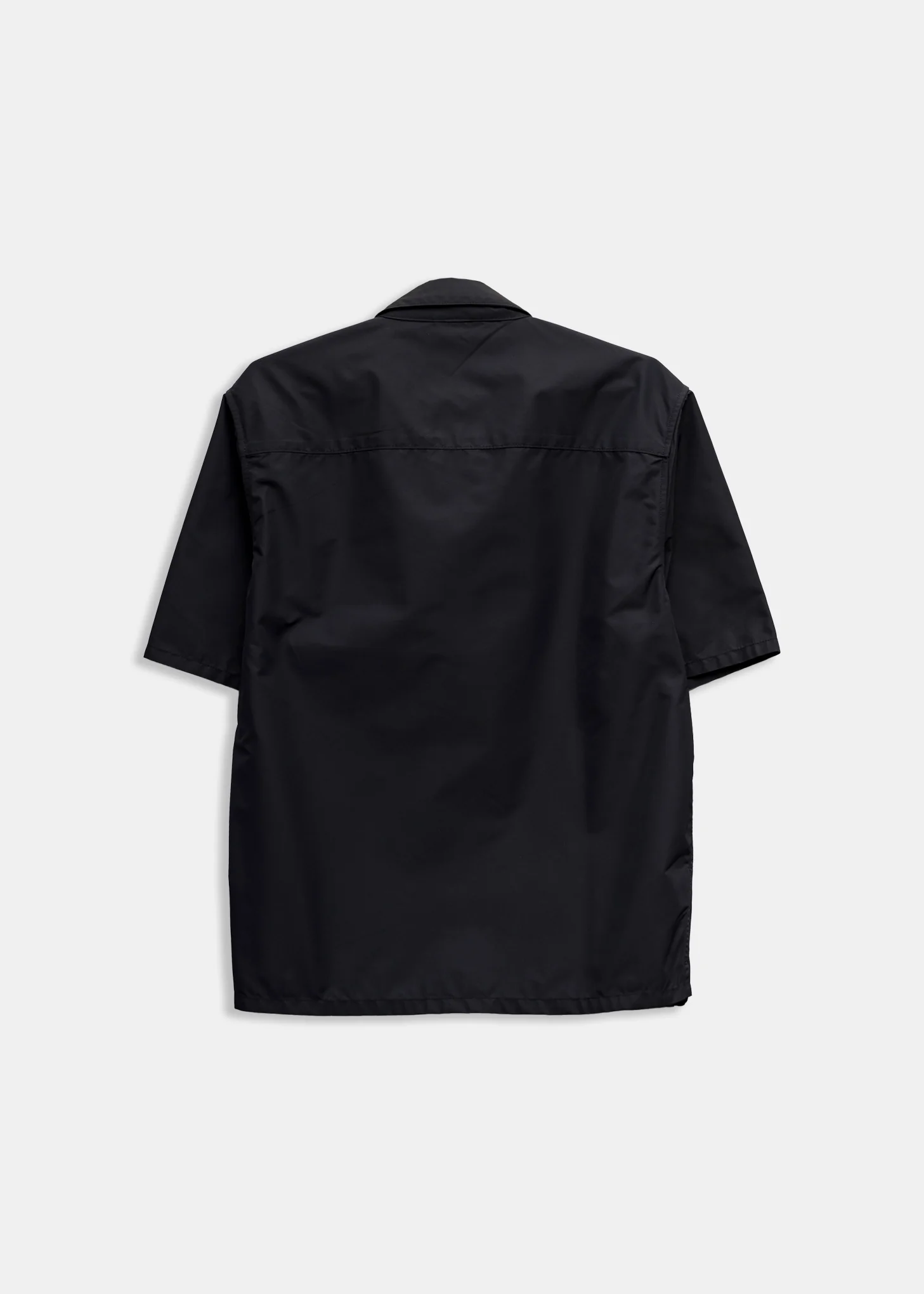 CH Black Nylon Short Sleeve Zip Up - Image 3