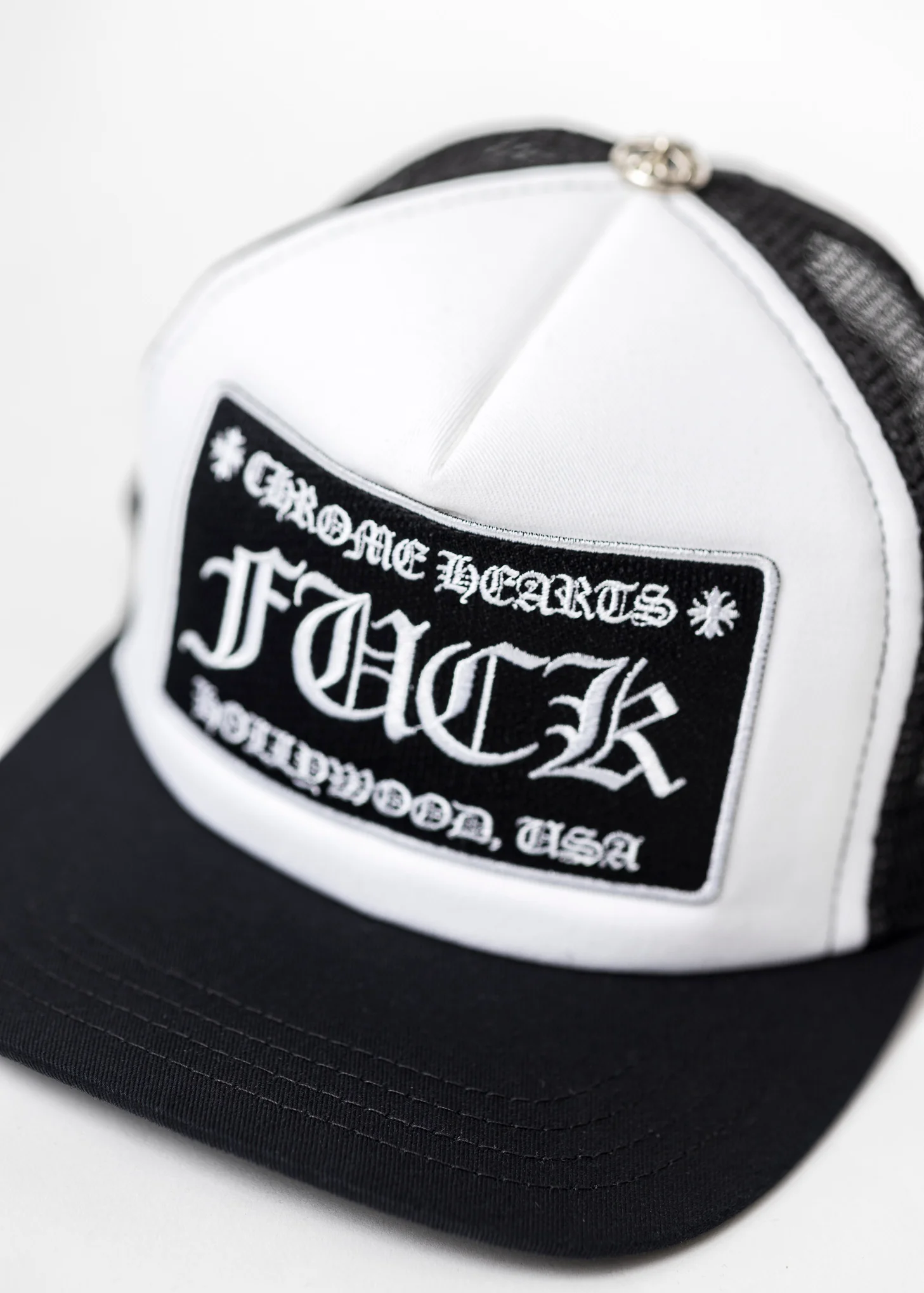 CH Black White “Fuck” Trucker - Image 2