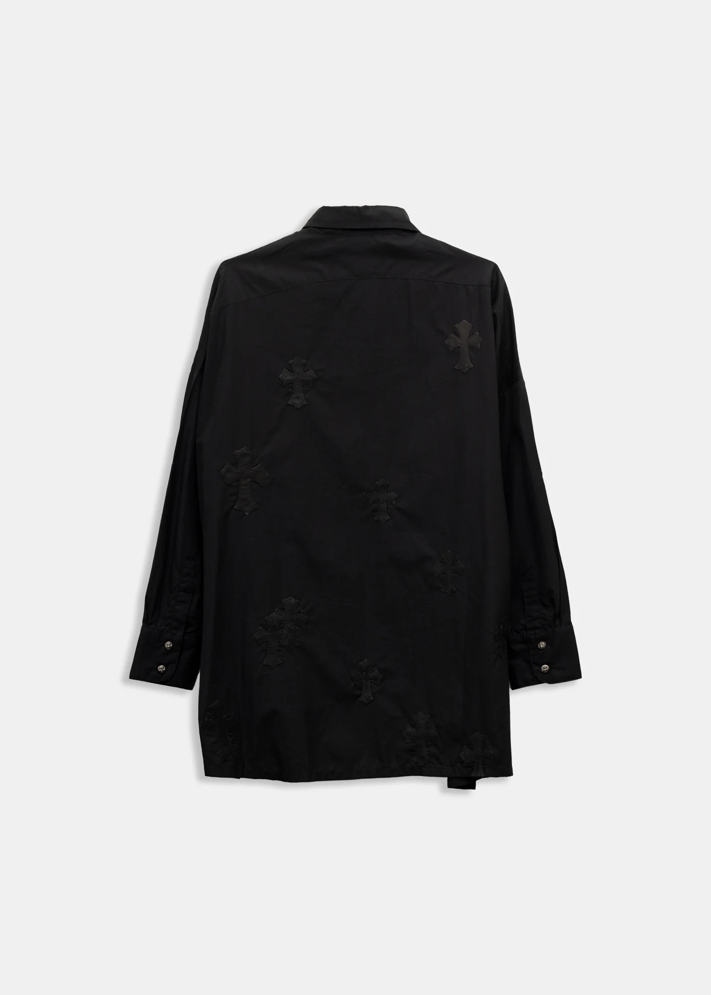 CH Mahalkita Black Patch Oversized Dress Shirt - Image 2