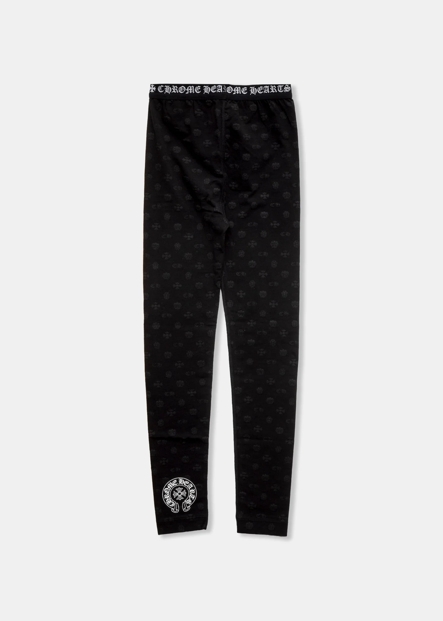 CH Printed Womens Black Leggings - Image 2
