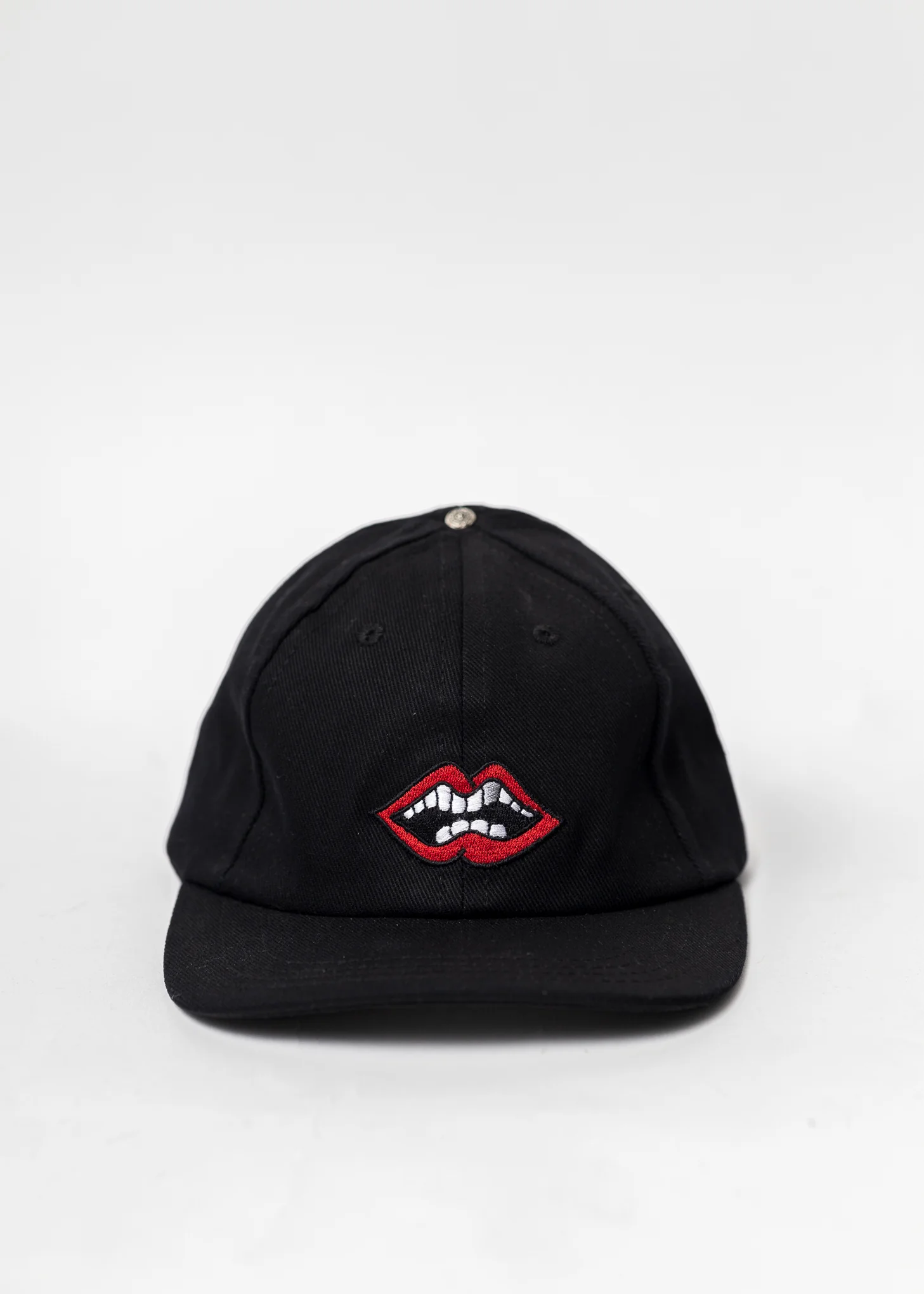 CH x Matty Boy Red Lips Leather Strap Dad Hat