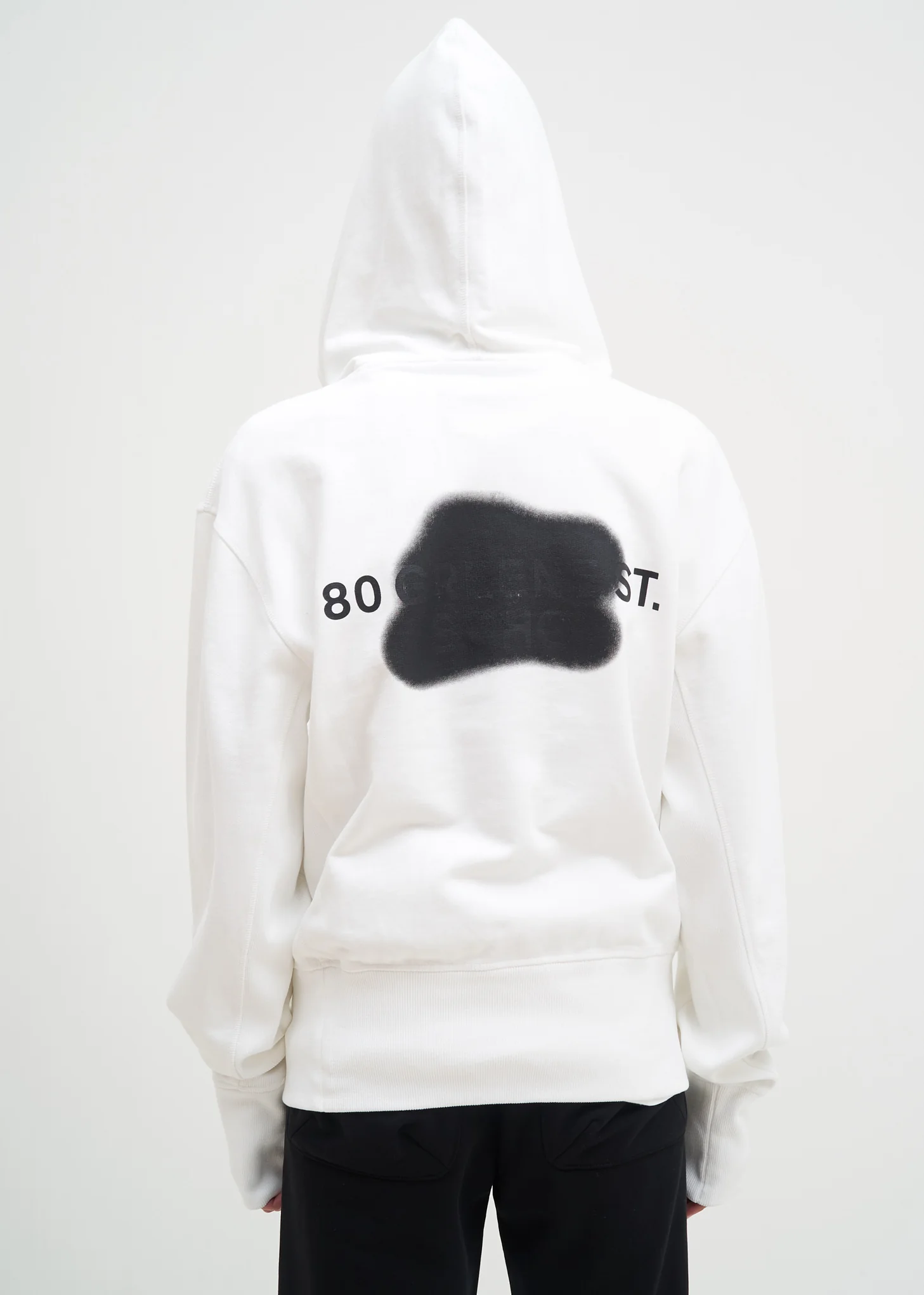 Chalk White Brian Roettinger Logo Hack Standard Hoodie - Image 2