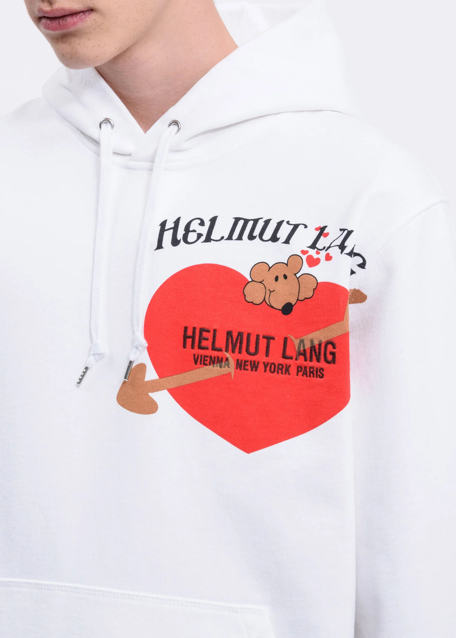 Chalk White PZ Valentine Standard Hoodie - Image 3