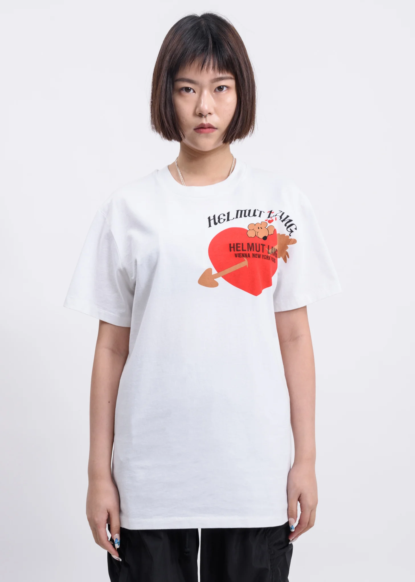 Chalk White PZ Valentine Standard T-Shirt