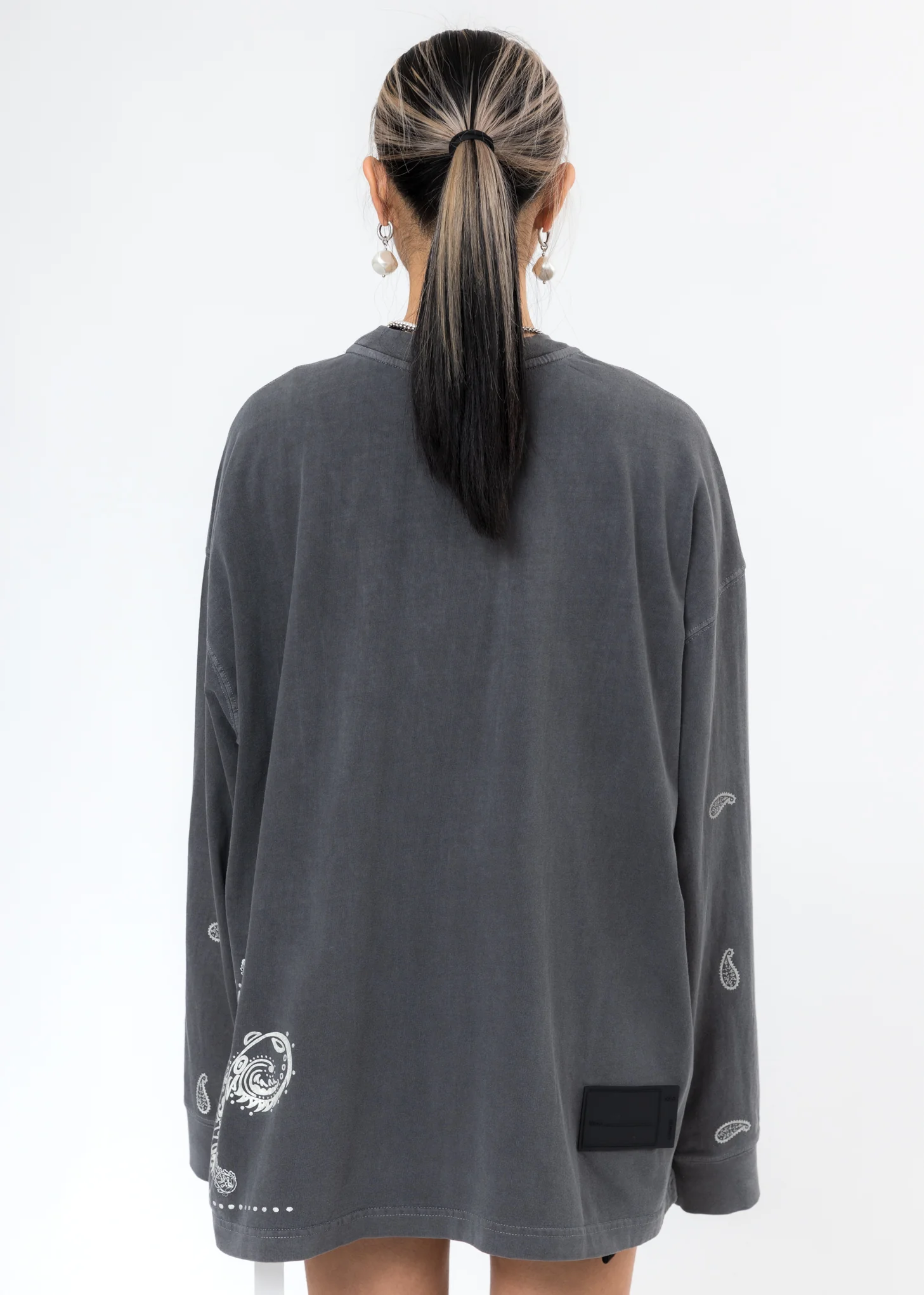 Charcoal Bandana Long Sleeve (Glow In The Dark) - Image 4