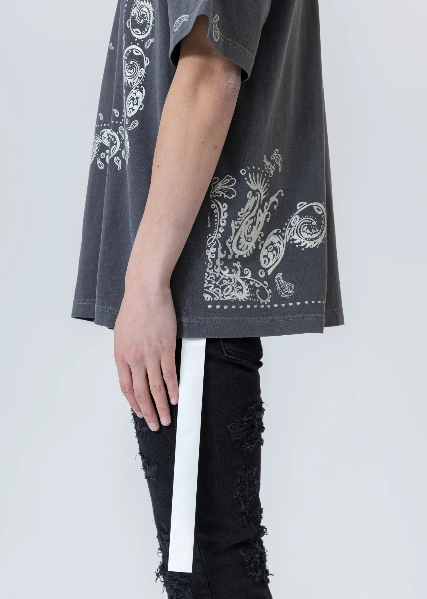 Charcoal Bandana T-Shirt (Glow In The Dark) - Image 7