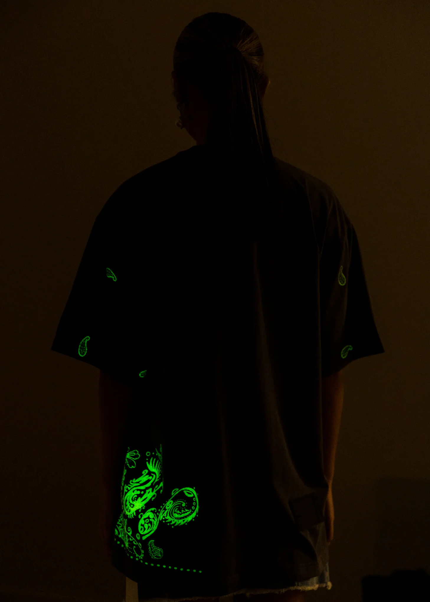 Charcoal Bandana T-Shirt (Glow In The Dark) - Image 3
