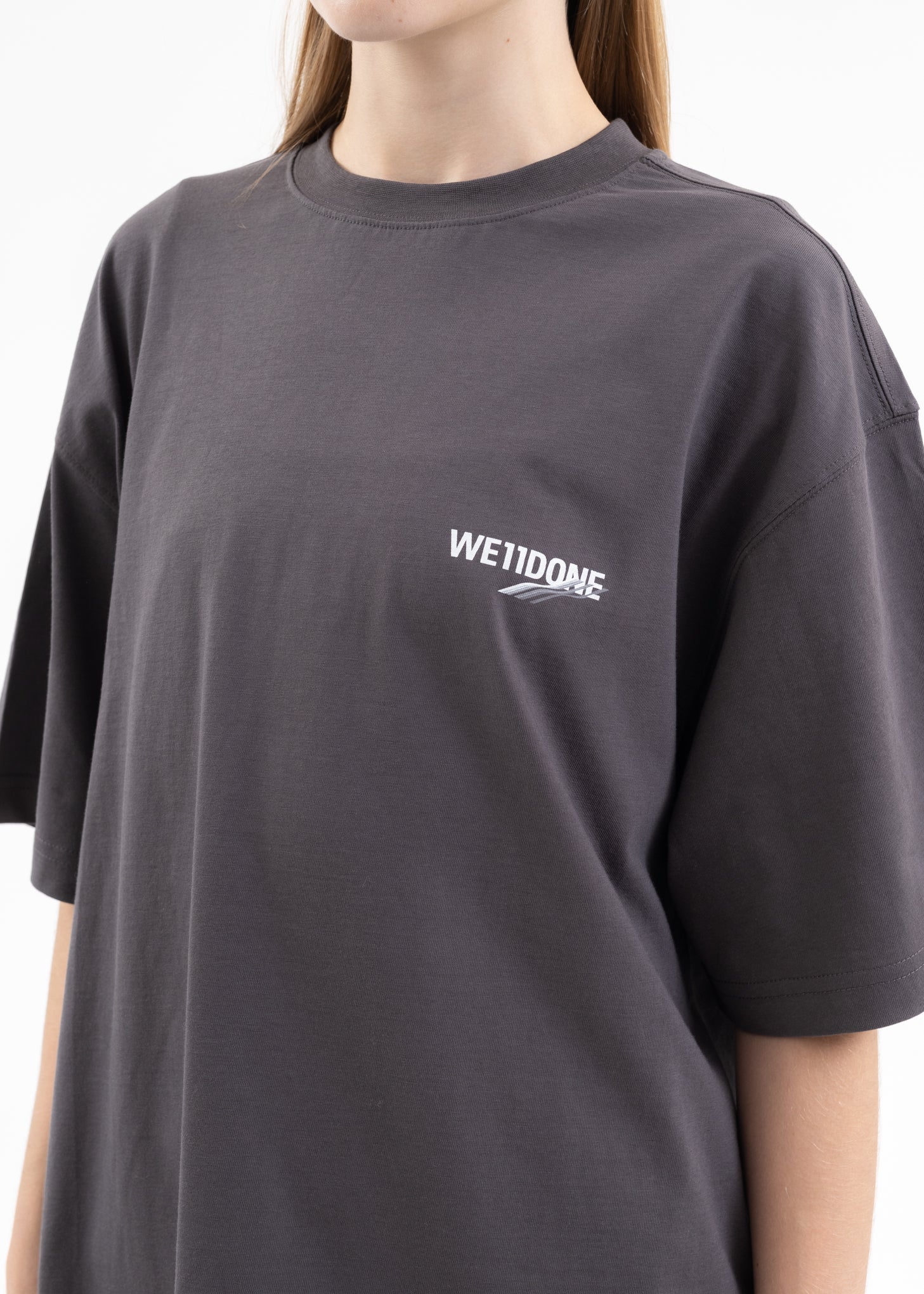 CHARCOAL BASIC 1506 LOGO T-SHIRT - Image 3