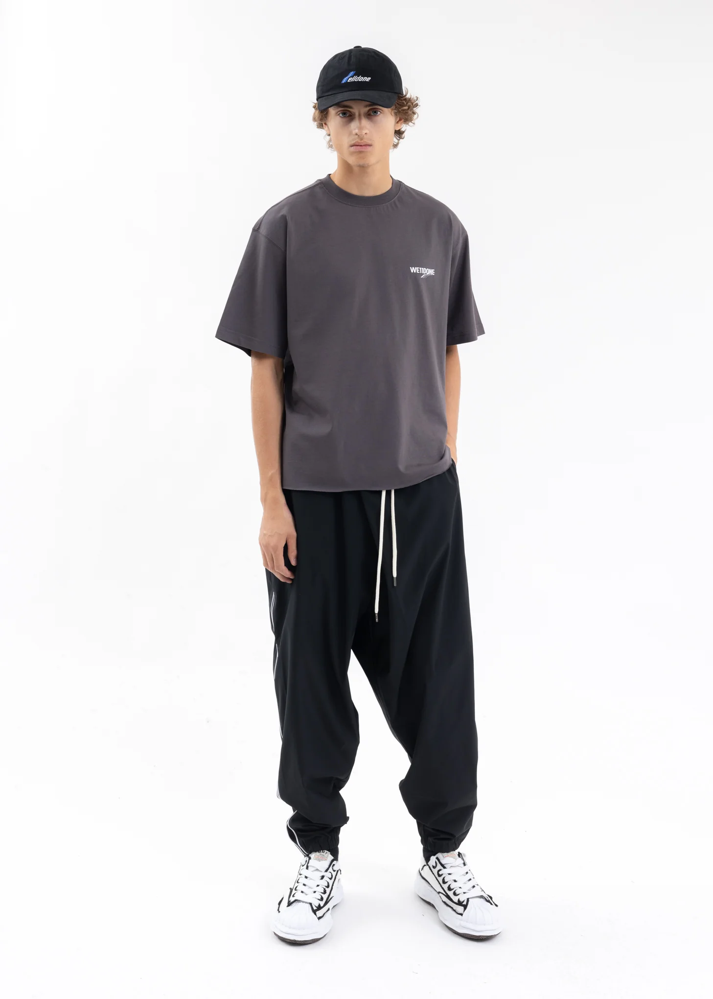 CHARCOAL BASIC 1506 LOGO T-SHIRT - Image 5