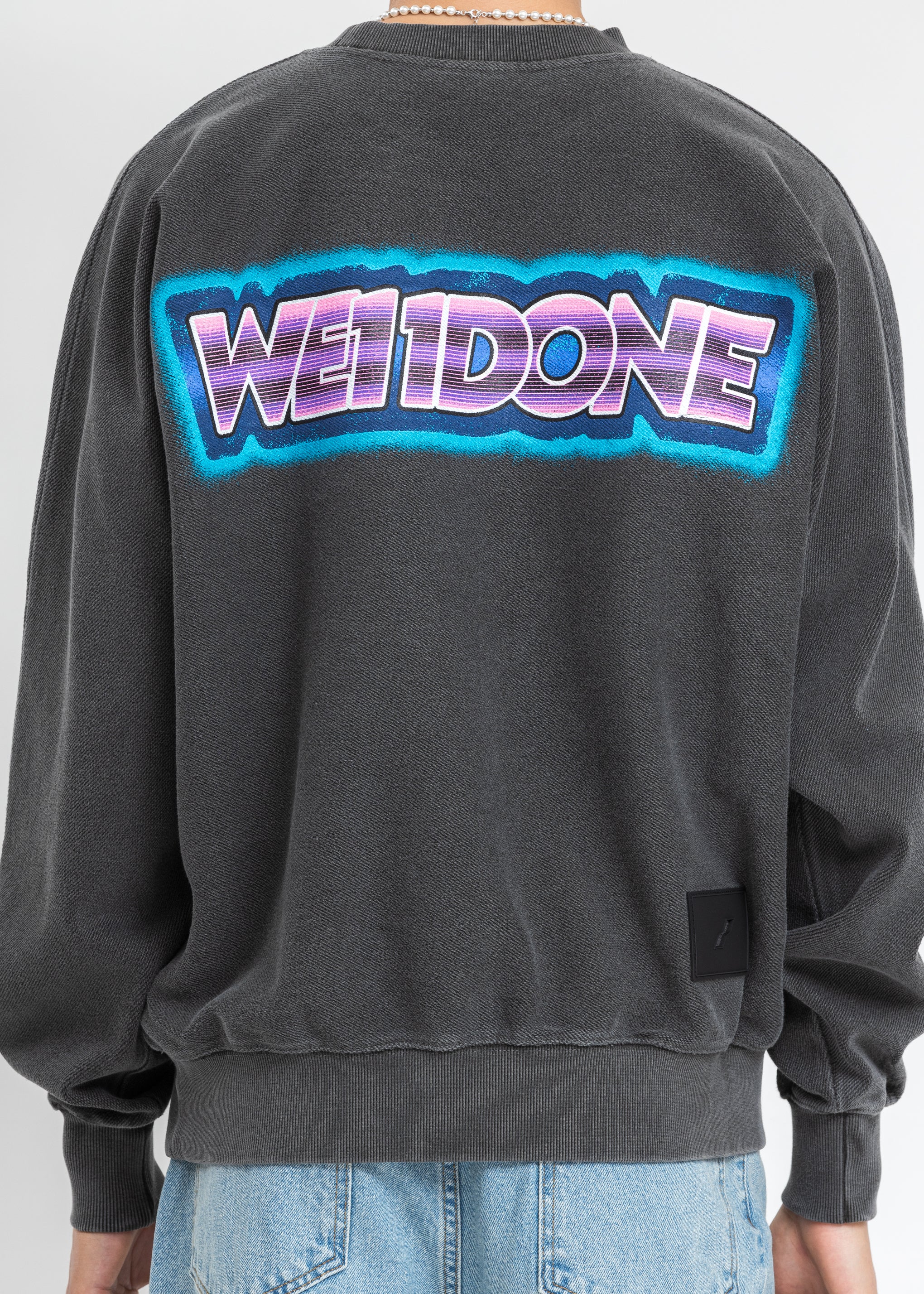 Charcoal Big Lettering Sweater - Image 5