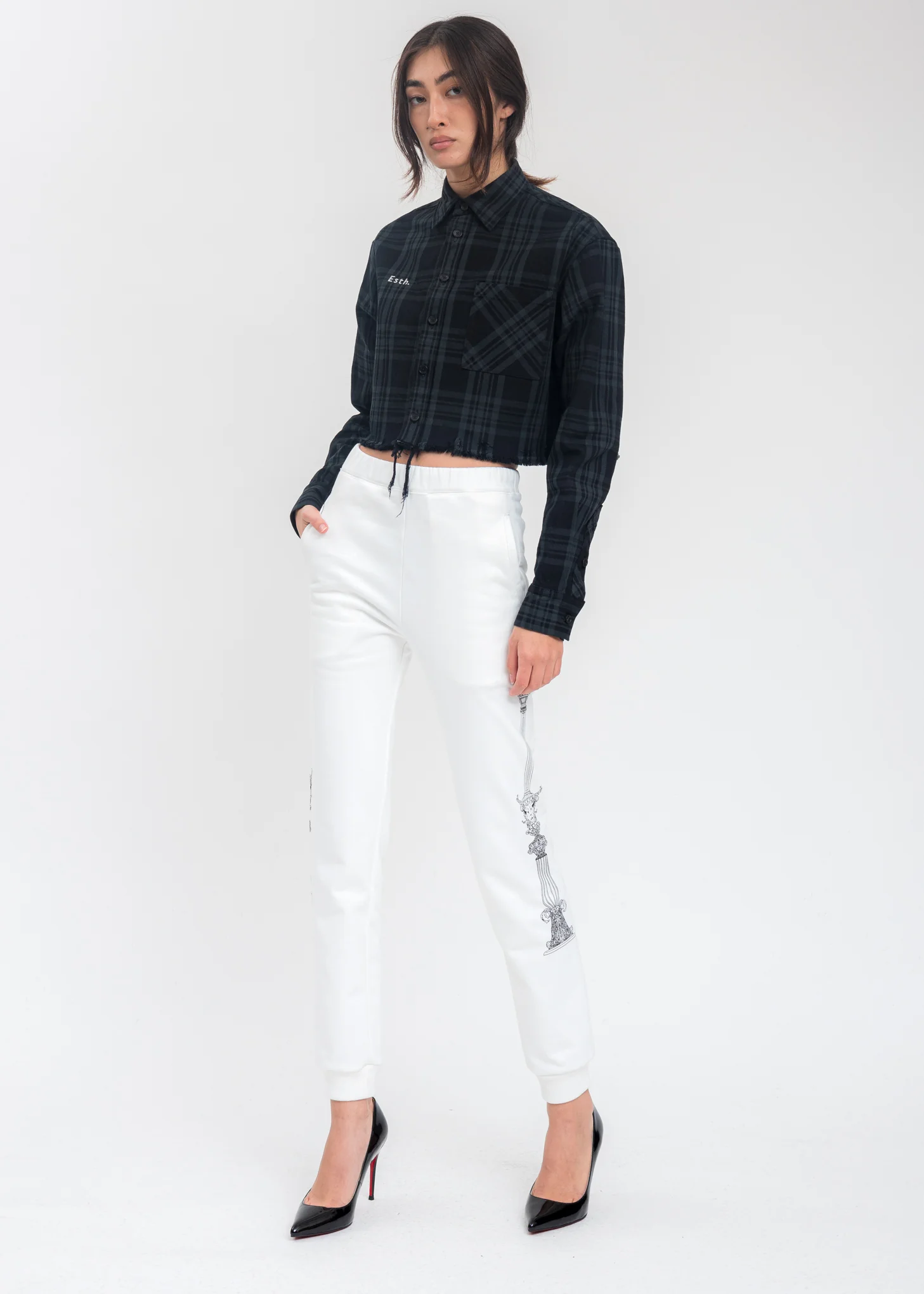 Charcoal Check Shirt - Image 5