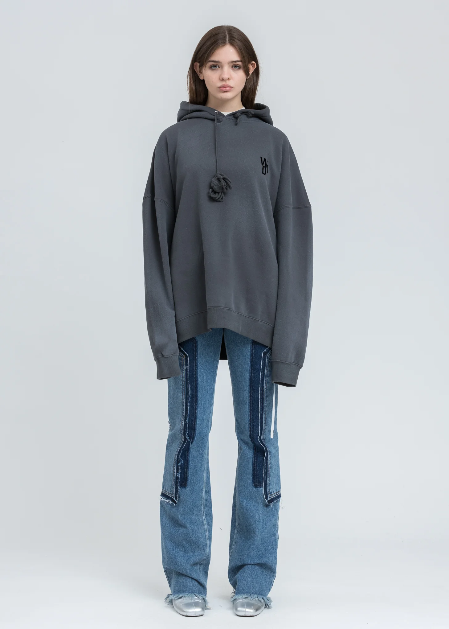 Charcoal Glow In The Dark Teddy Hoodie - Image 5