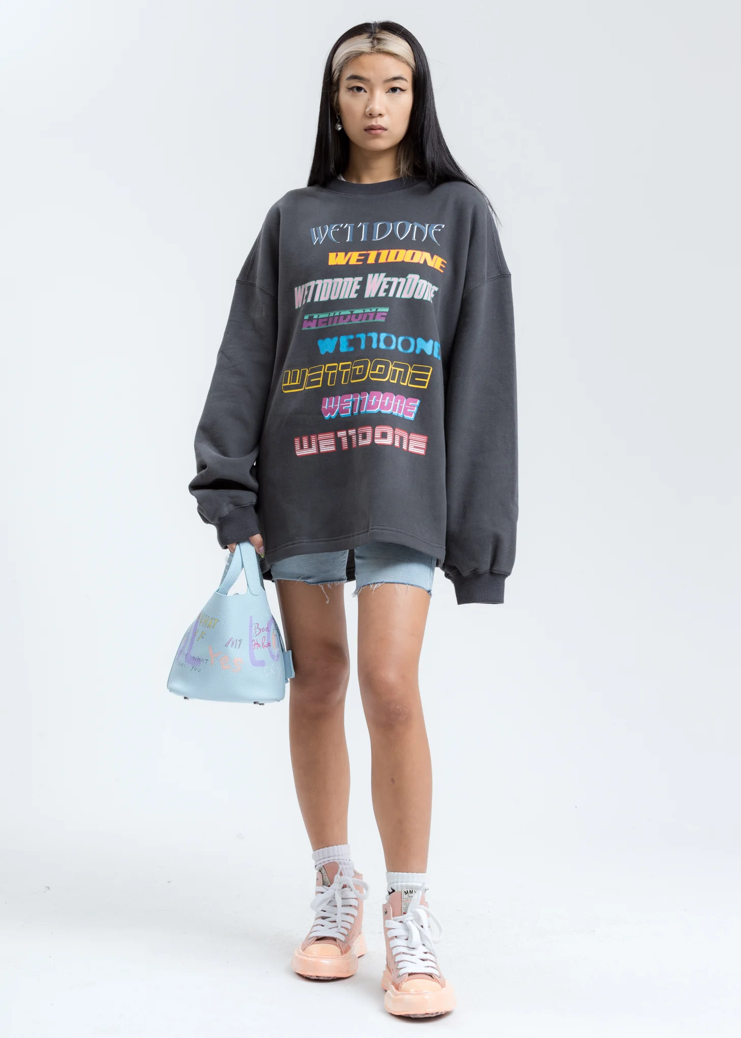 Charcoal Multi Logo Sweatshirt - Image 5
