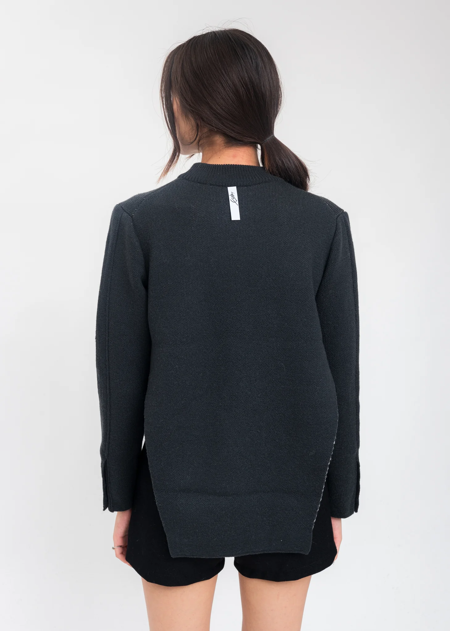 Charcoal Night Wool Sweater - Image 4