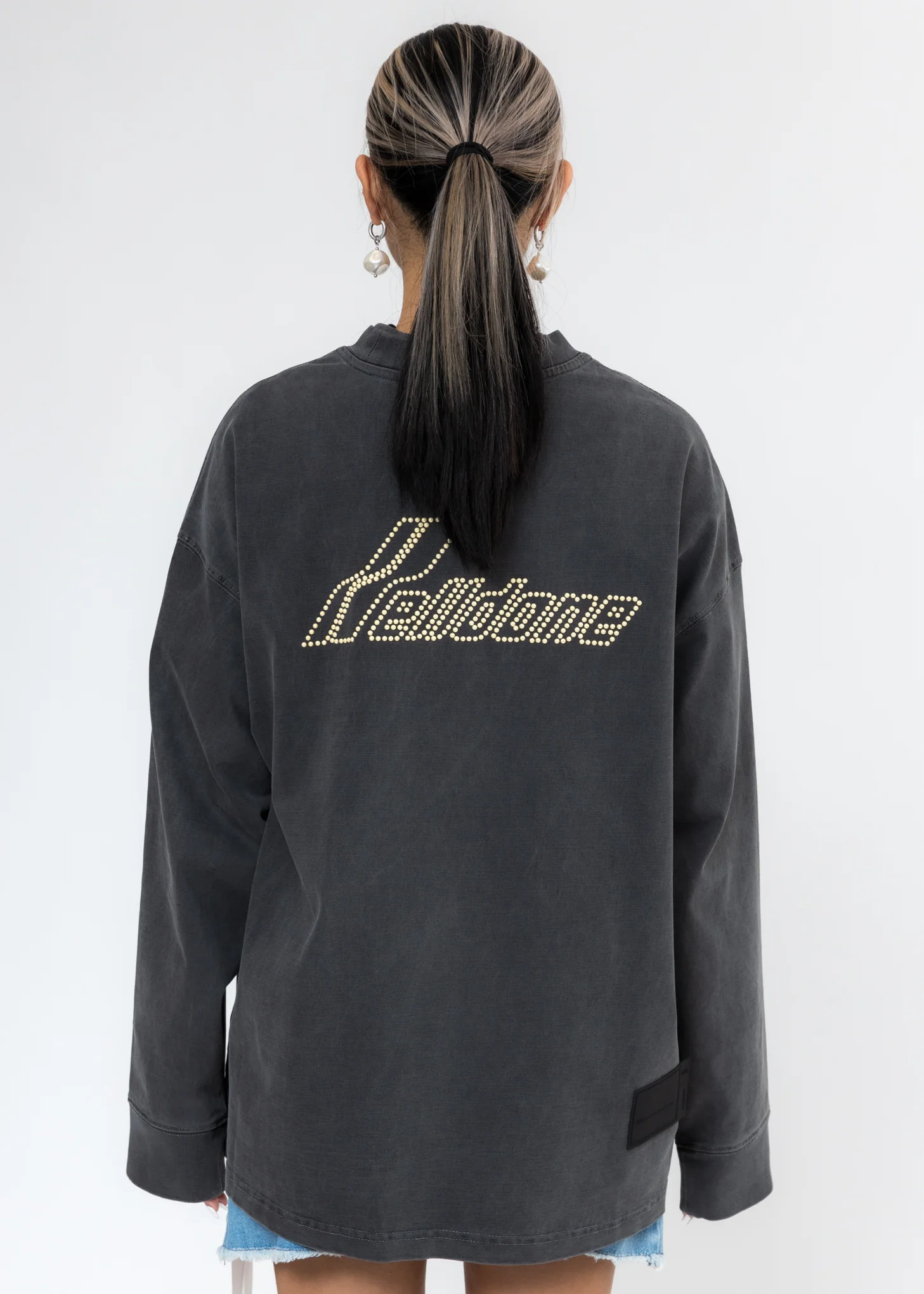 Charcoal Pearl Logo Long Sleeve - Image 2