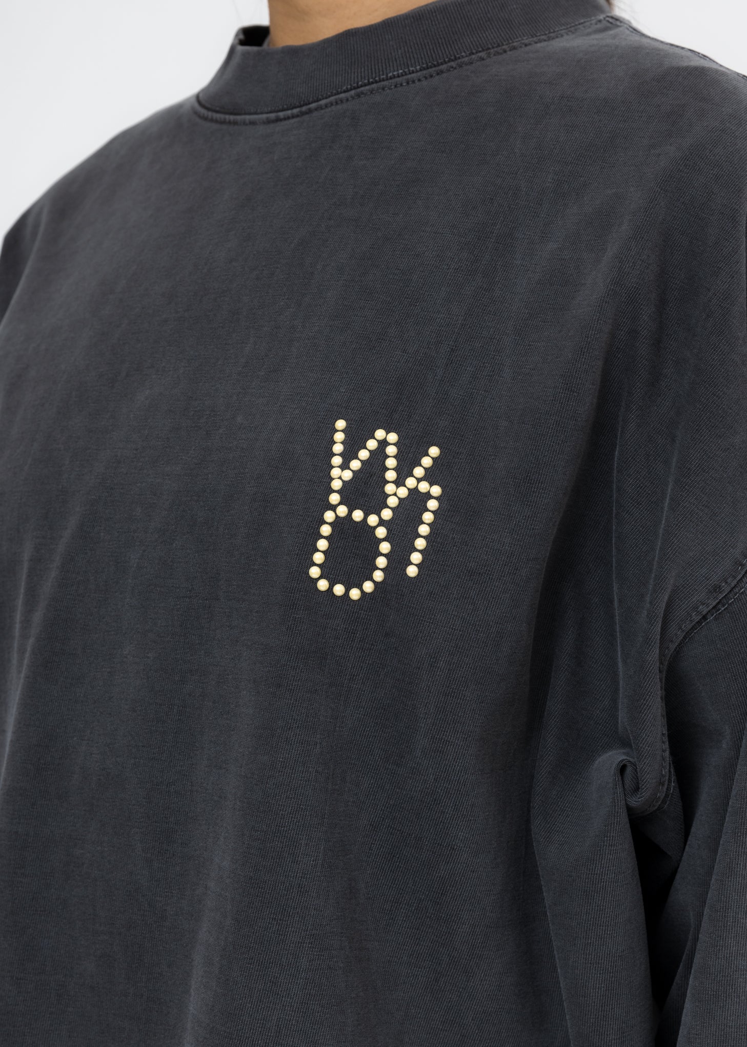 Charcoal Pearl Logo Long Sleeve - Image 4
