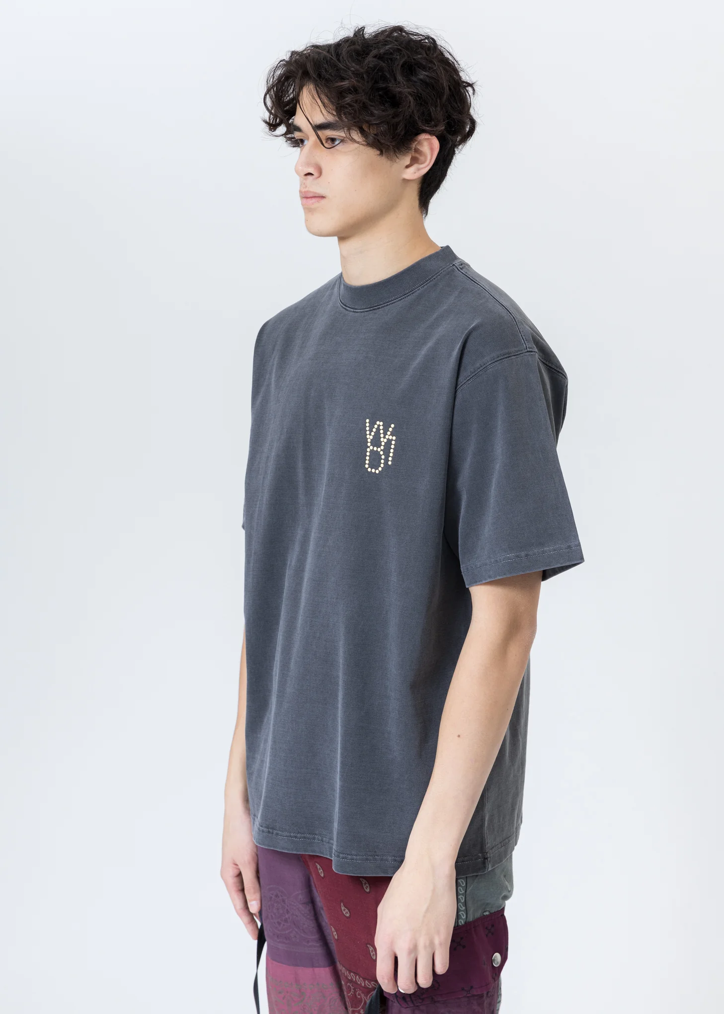Charcoal Pearl Logo T-Shirt - Image 3