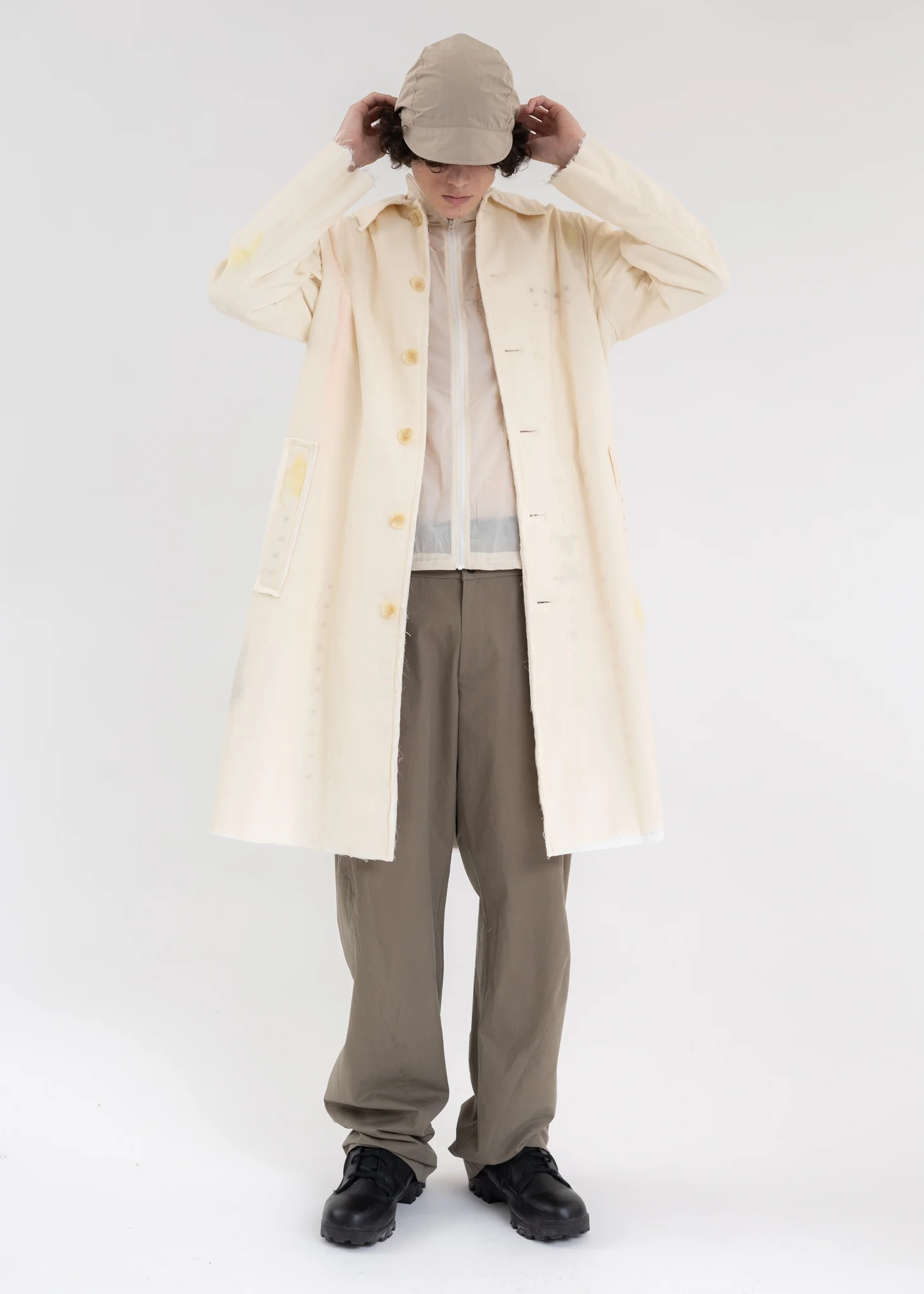 CHARCOAL VENTED TROUSER - Image 7
