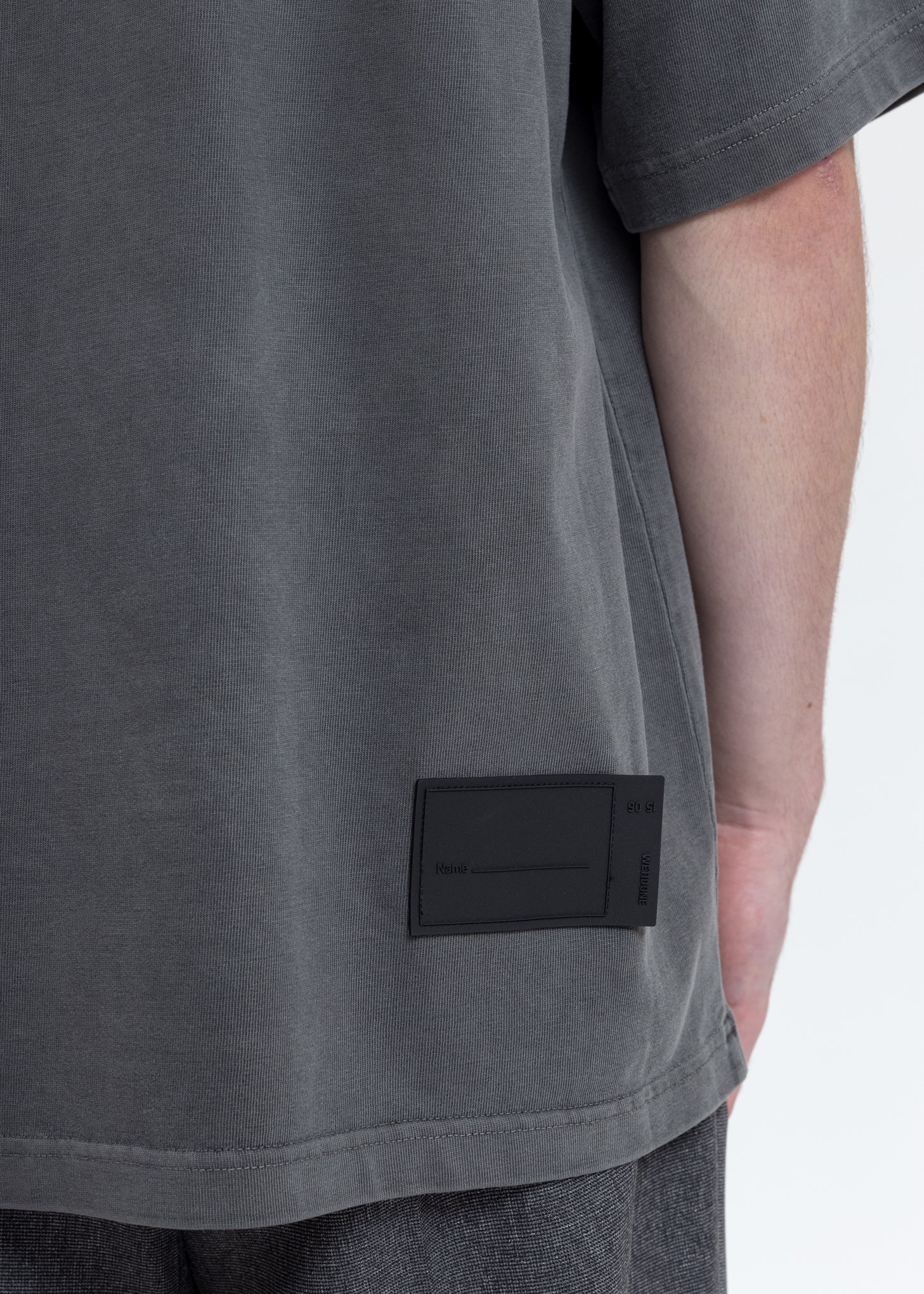 Charcoal Washed Logo T-Shirt - Image 5