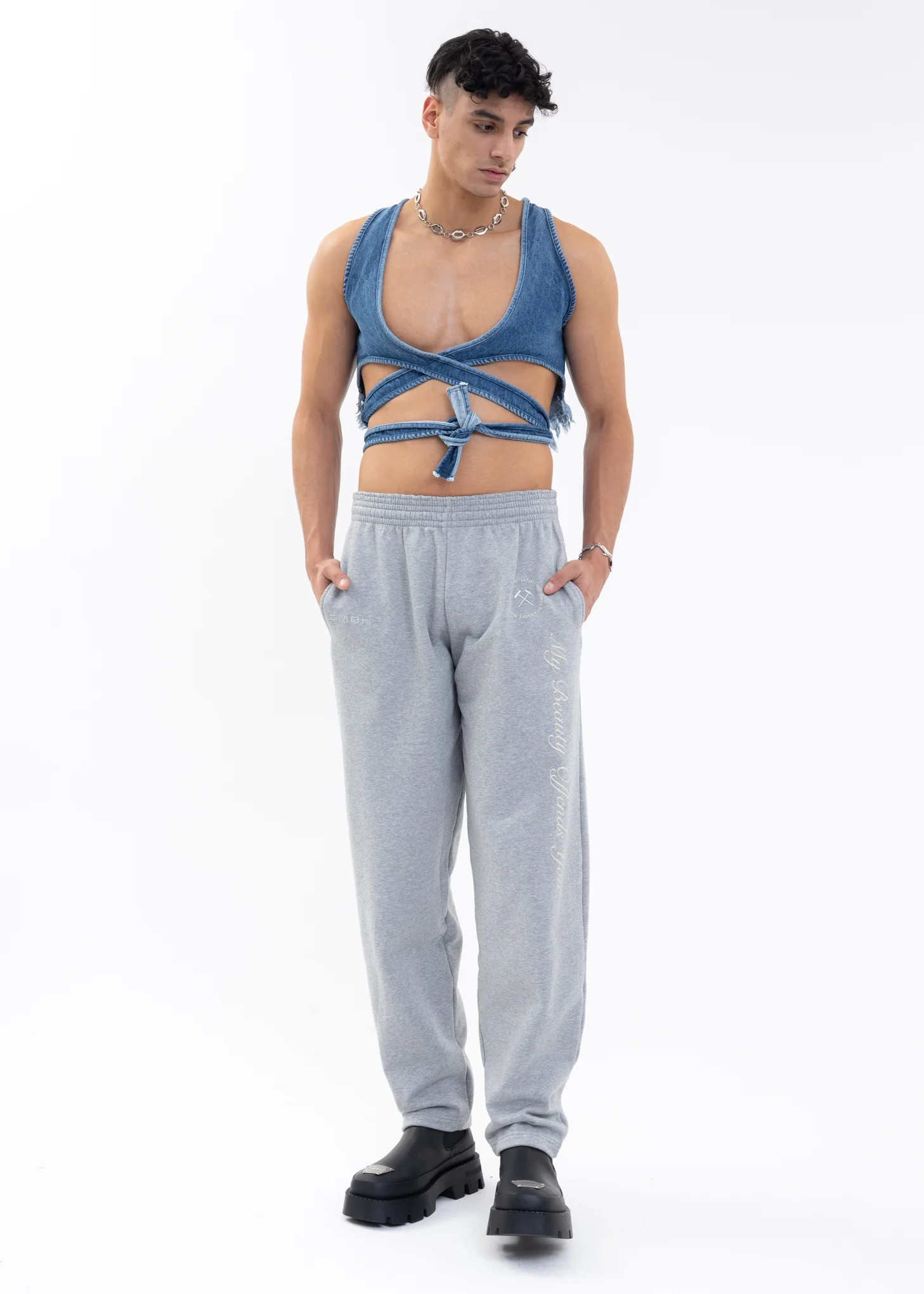 CHOKER W SILVER LIPS - Image 5