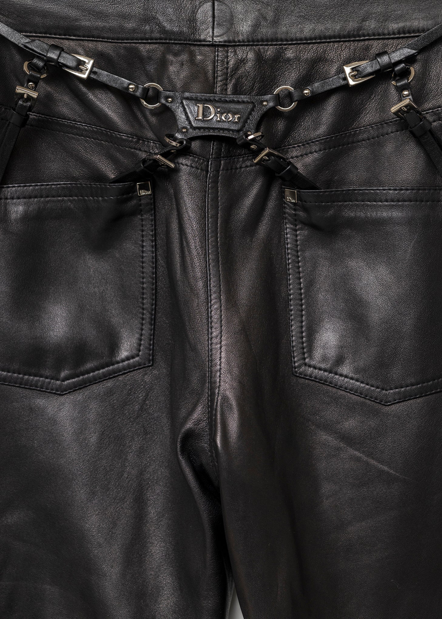 Christian Dior Leather Pants - Image 2