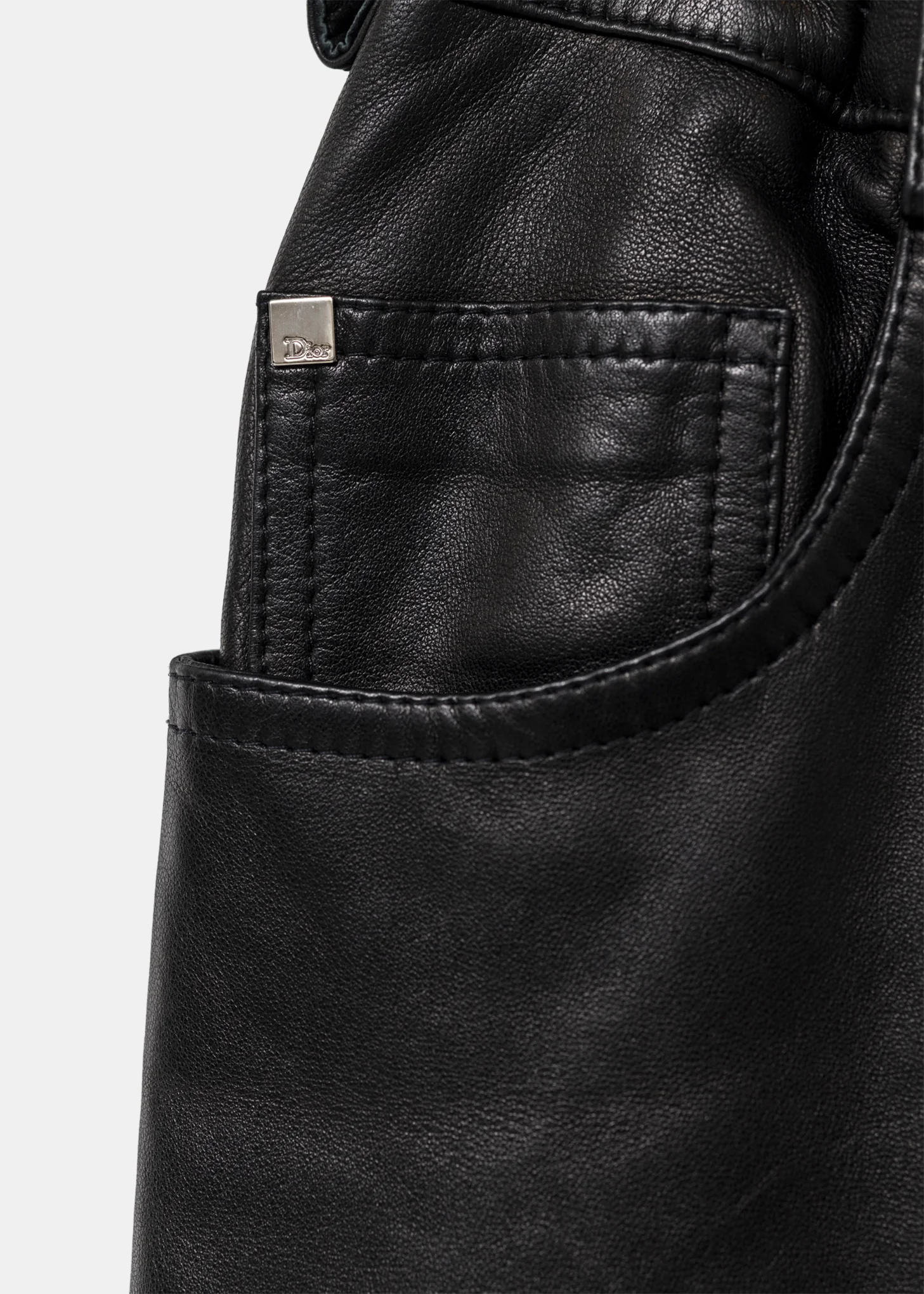 Christian Dior Leather Pants - Image 3